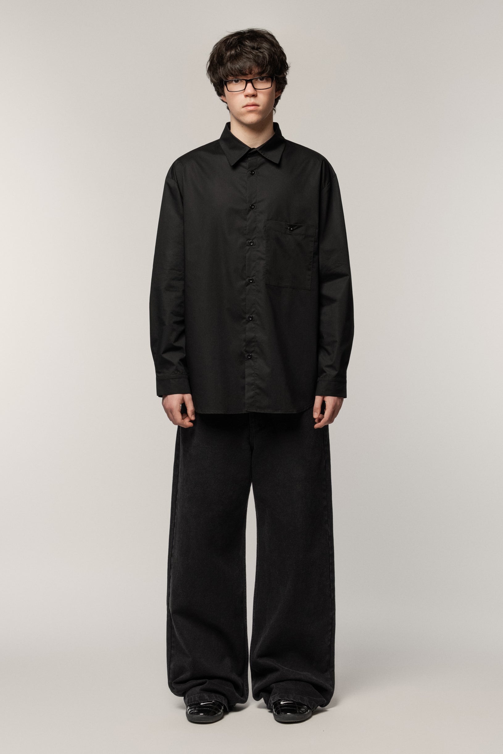 Relax Fit Shirt Pocket Black