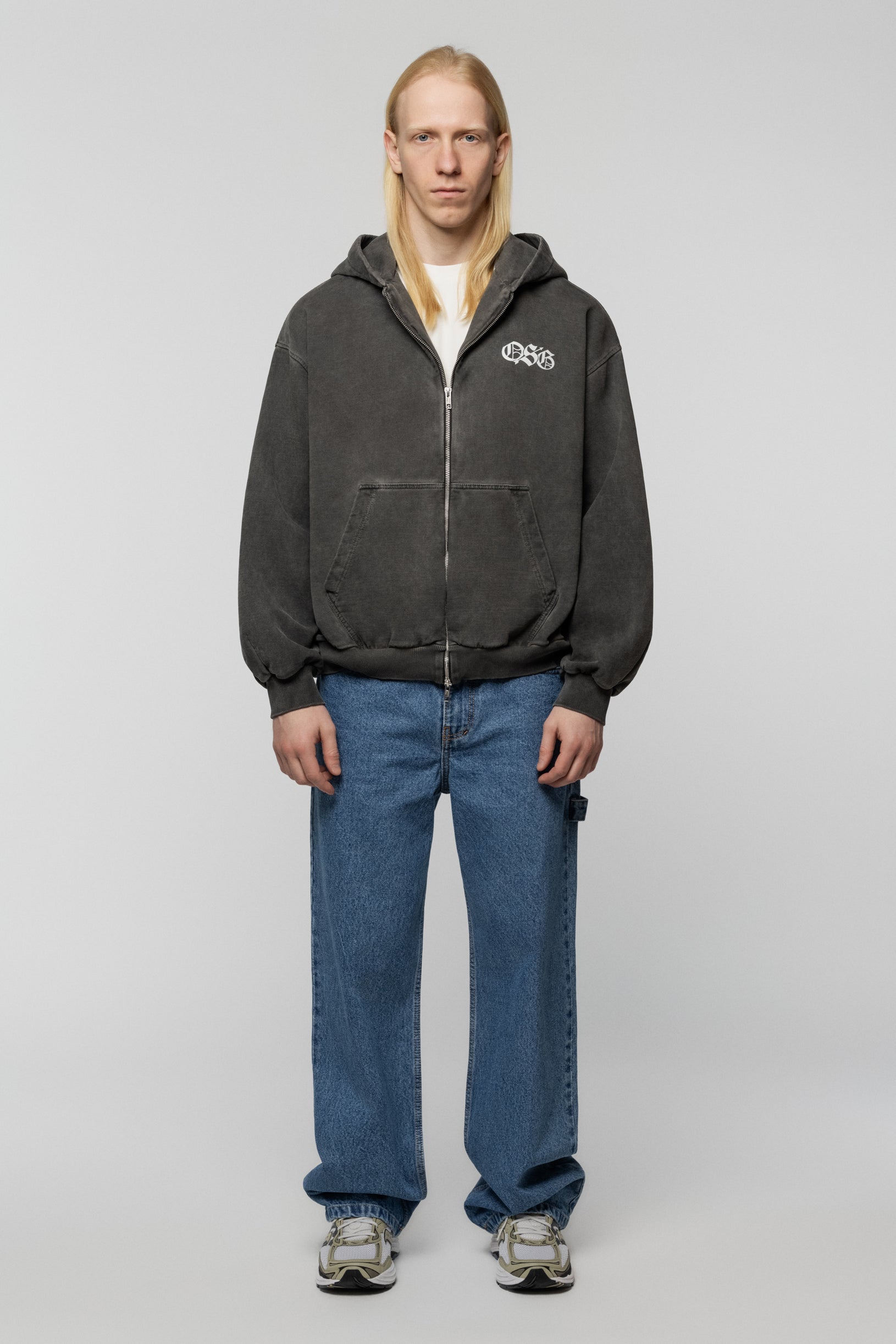 OSG Logo Hoodie Vintage Gray