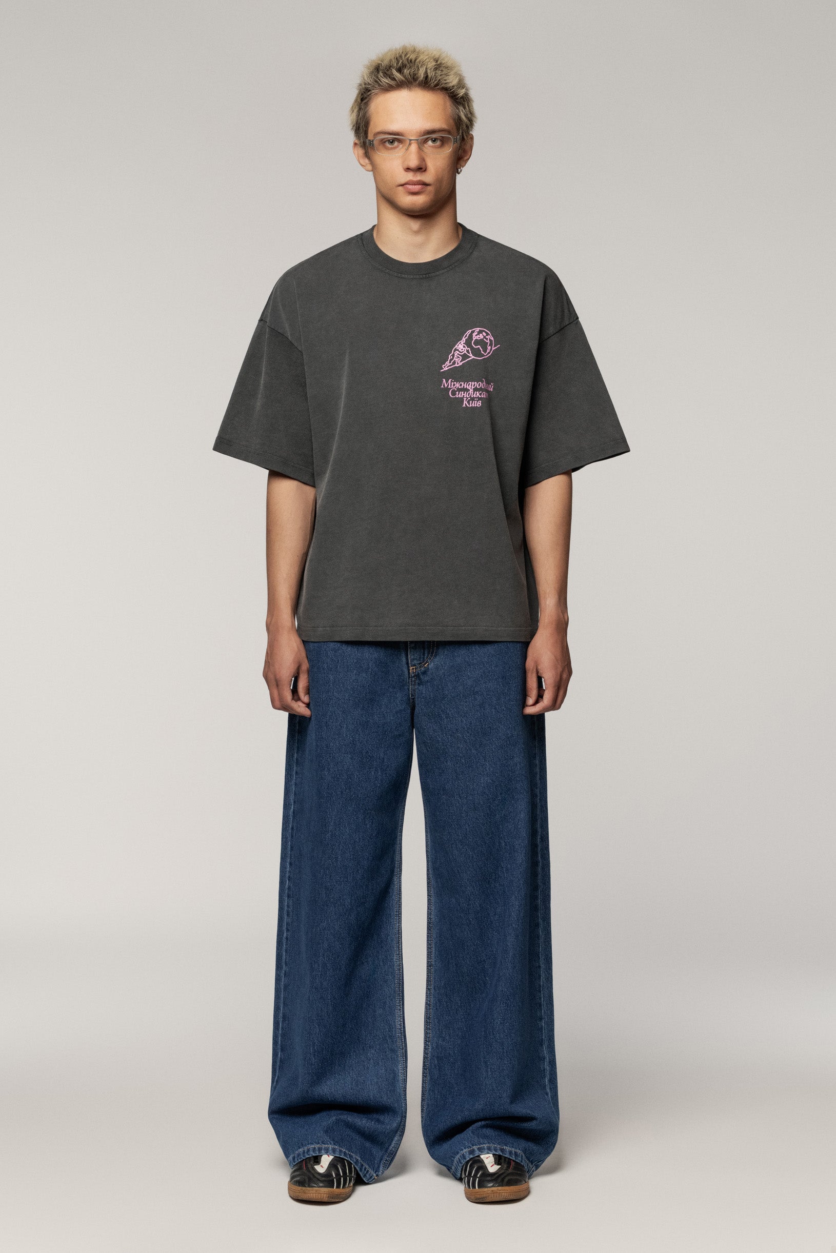 Sndct x Derega International T-shirt Grey