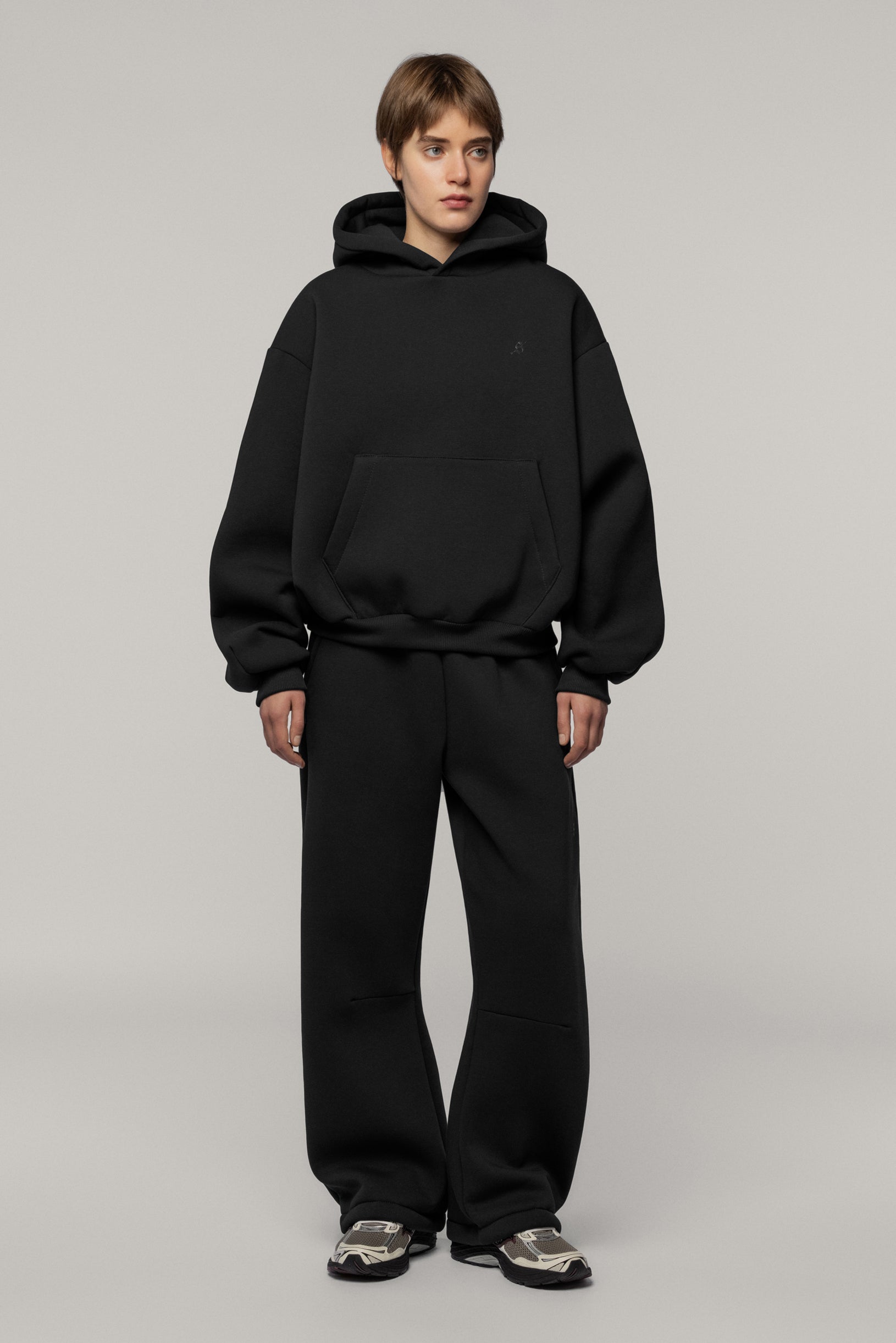 Arrow Logo Hoodie Black