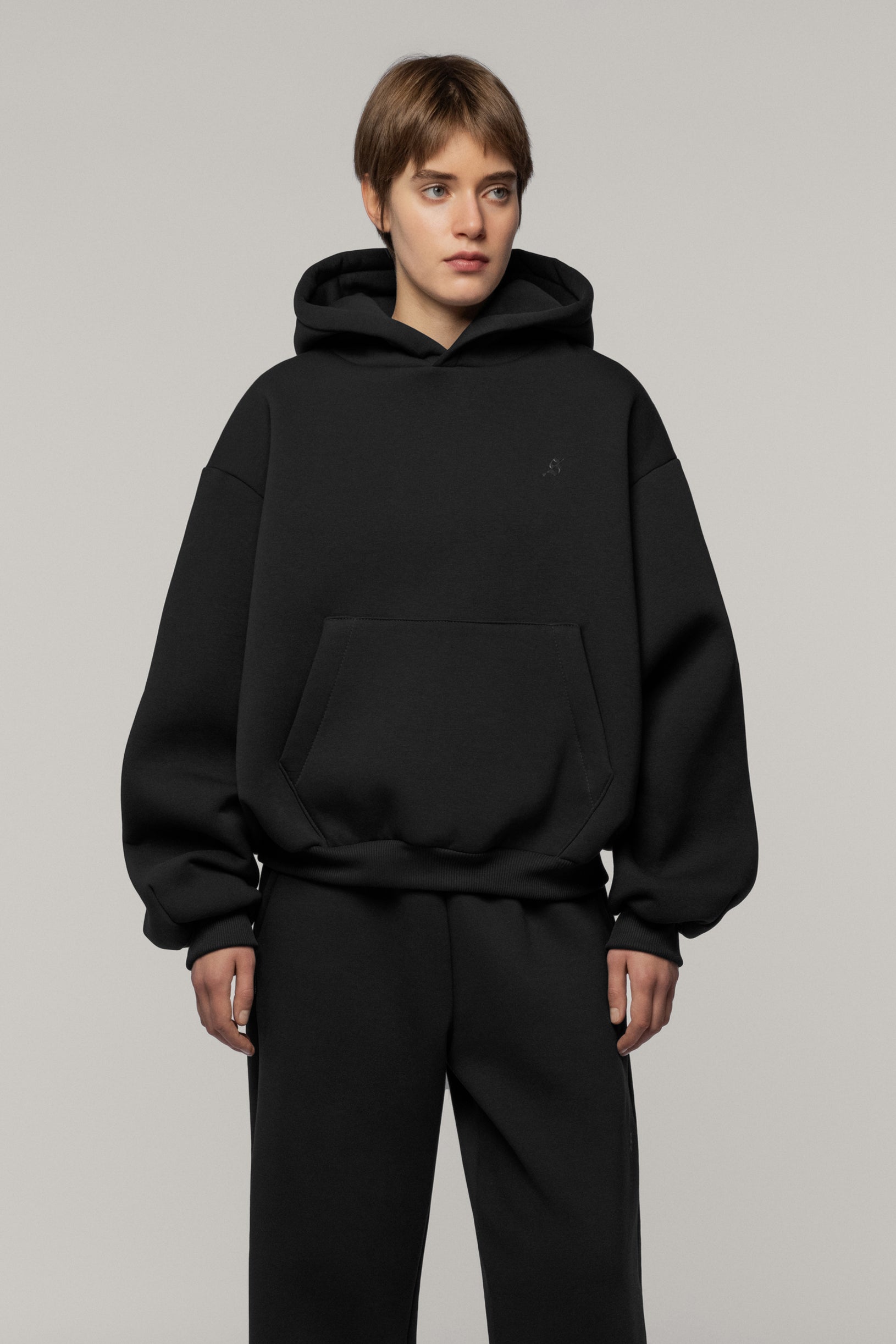 Arrow Logo Hoodie Black