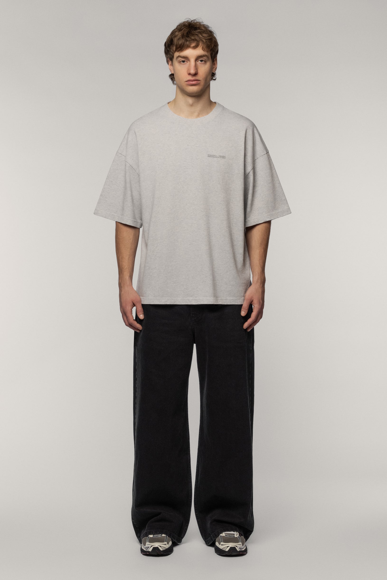 Футболка Світло-сіра Меланж Syndicate Original