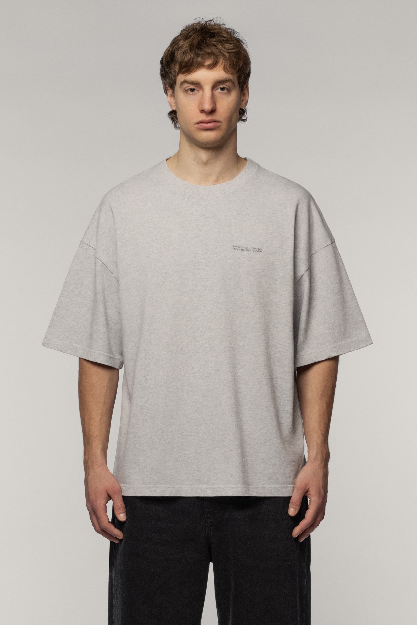 Футболка Світло-сіра Меланж Syndicate Original