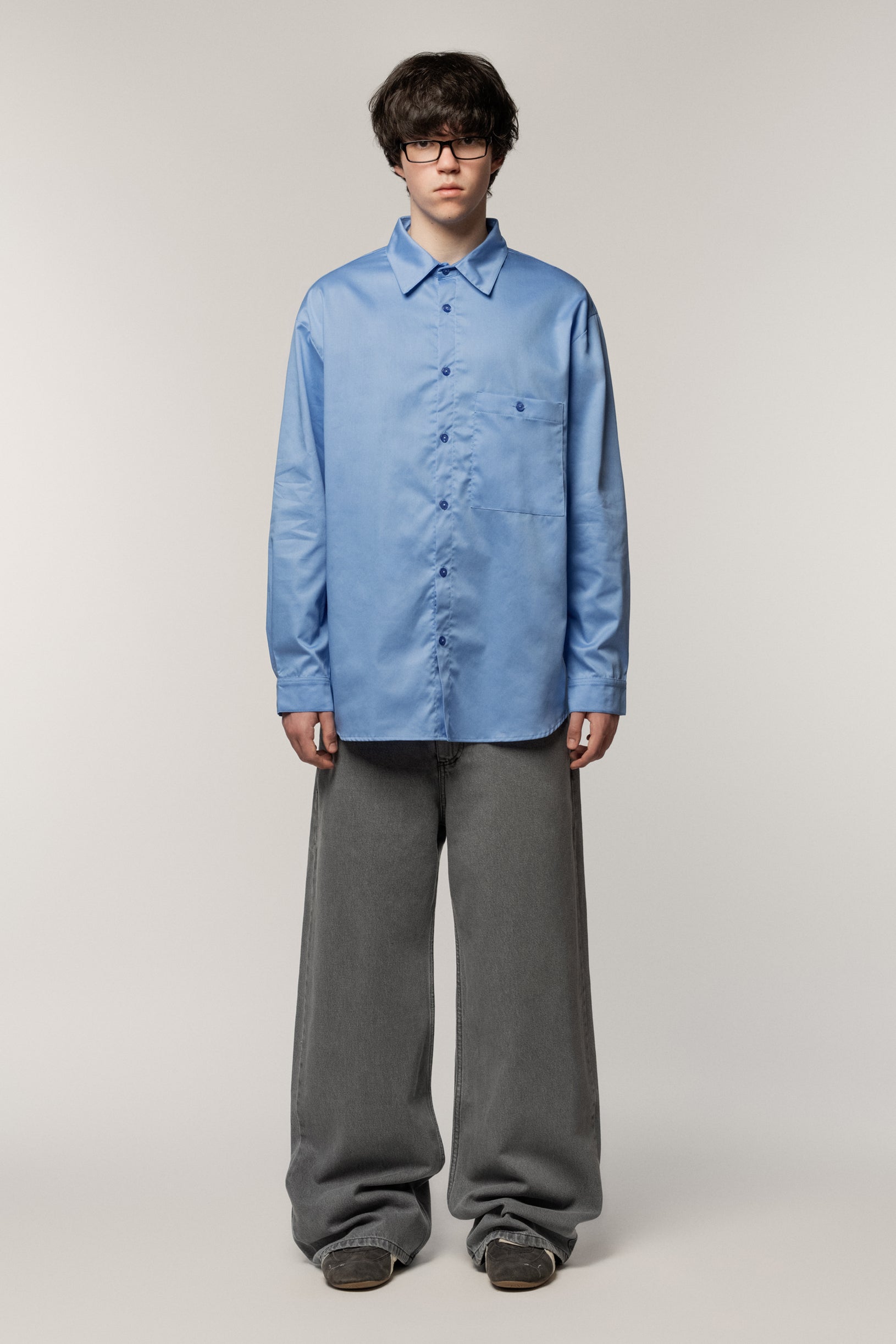 Relax Fit Shirt Pocket Blue