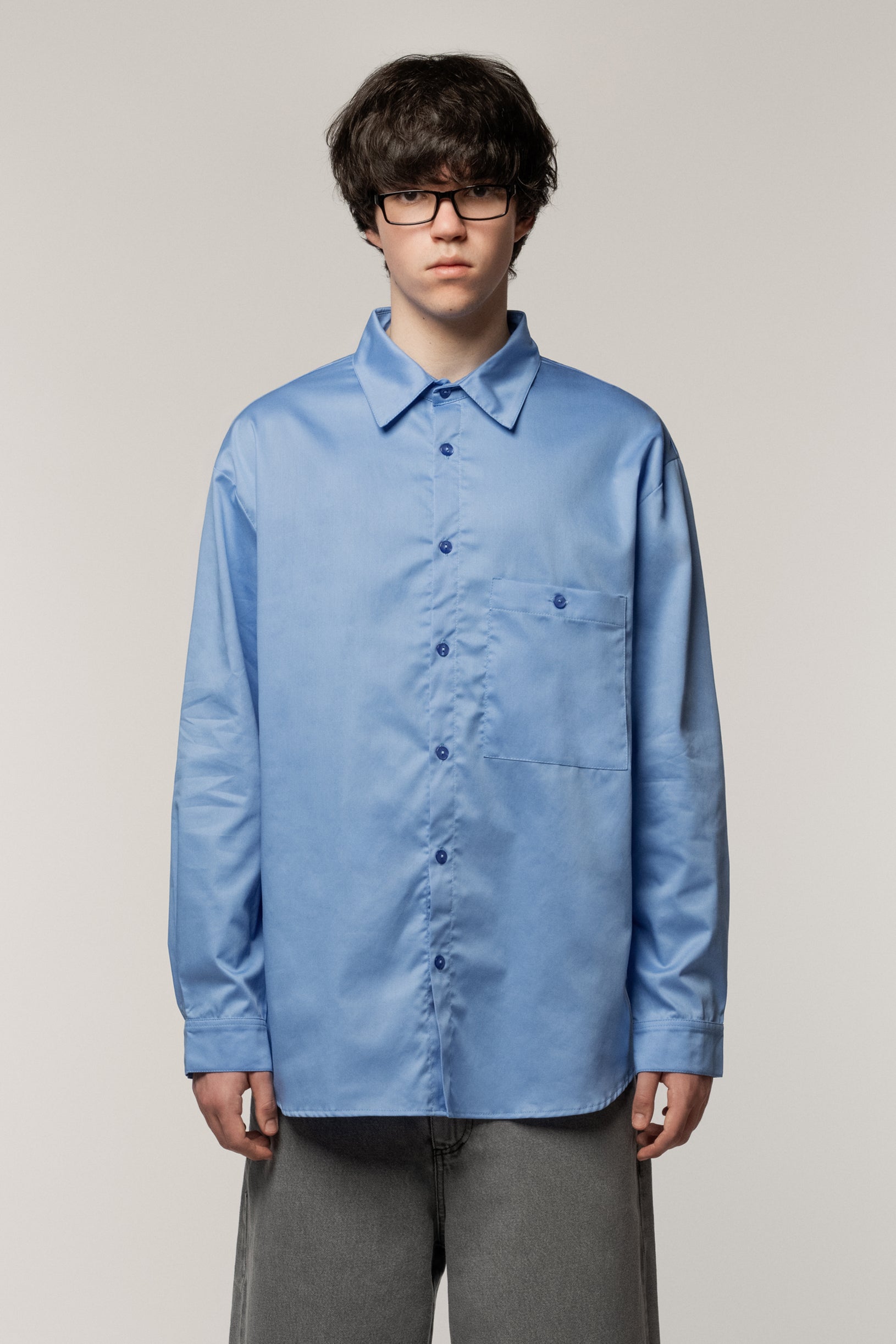 Relax Fit Shirt Pocket Blue