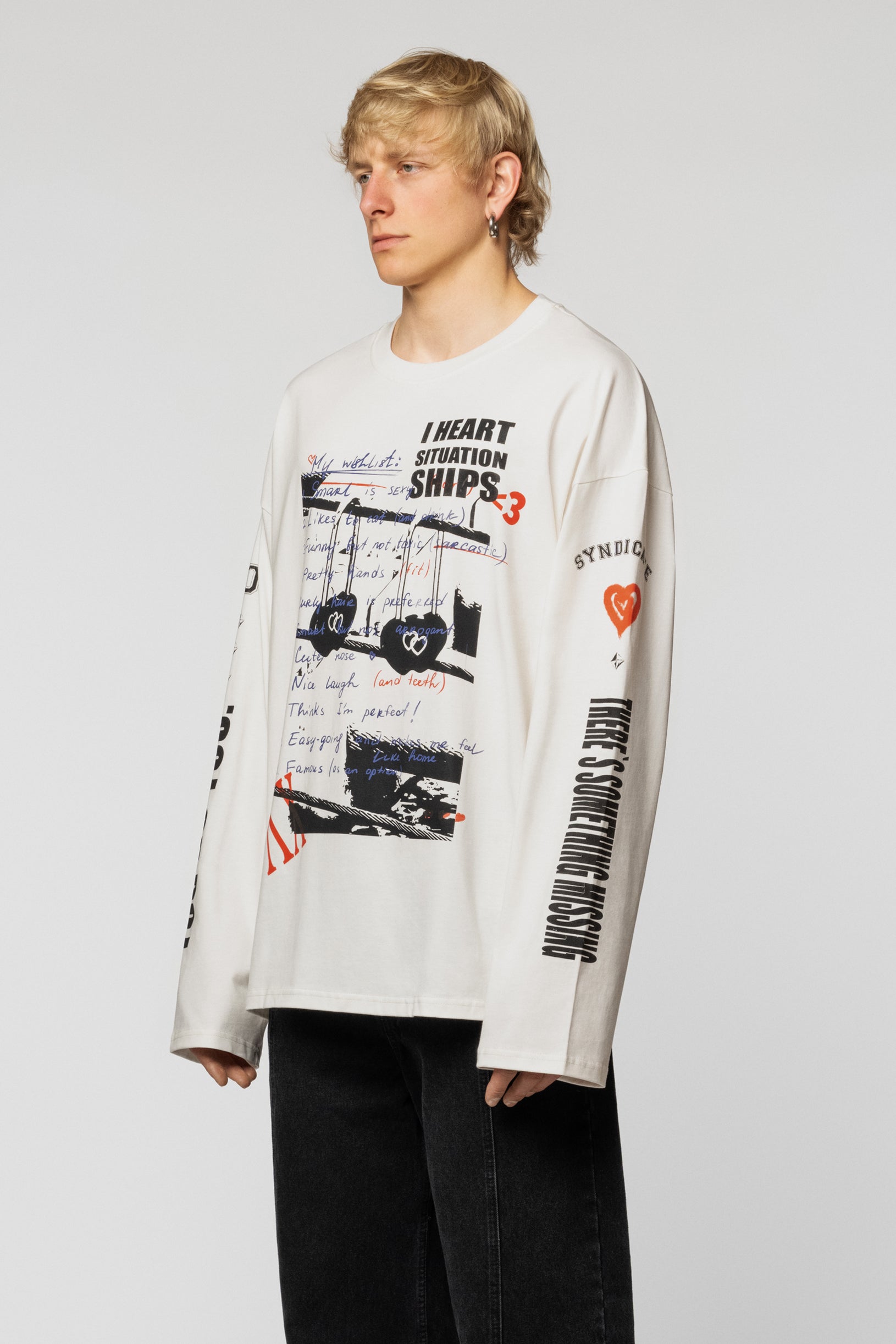 Wishlist Long sleeve T-shirt White