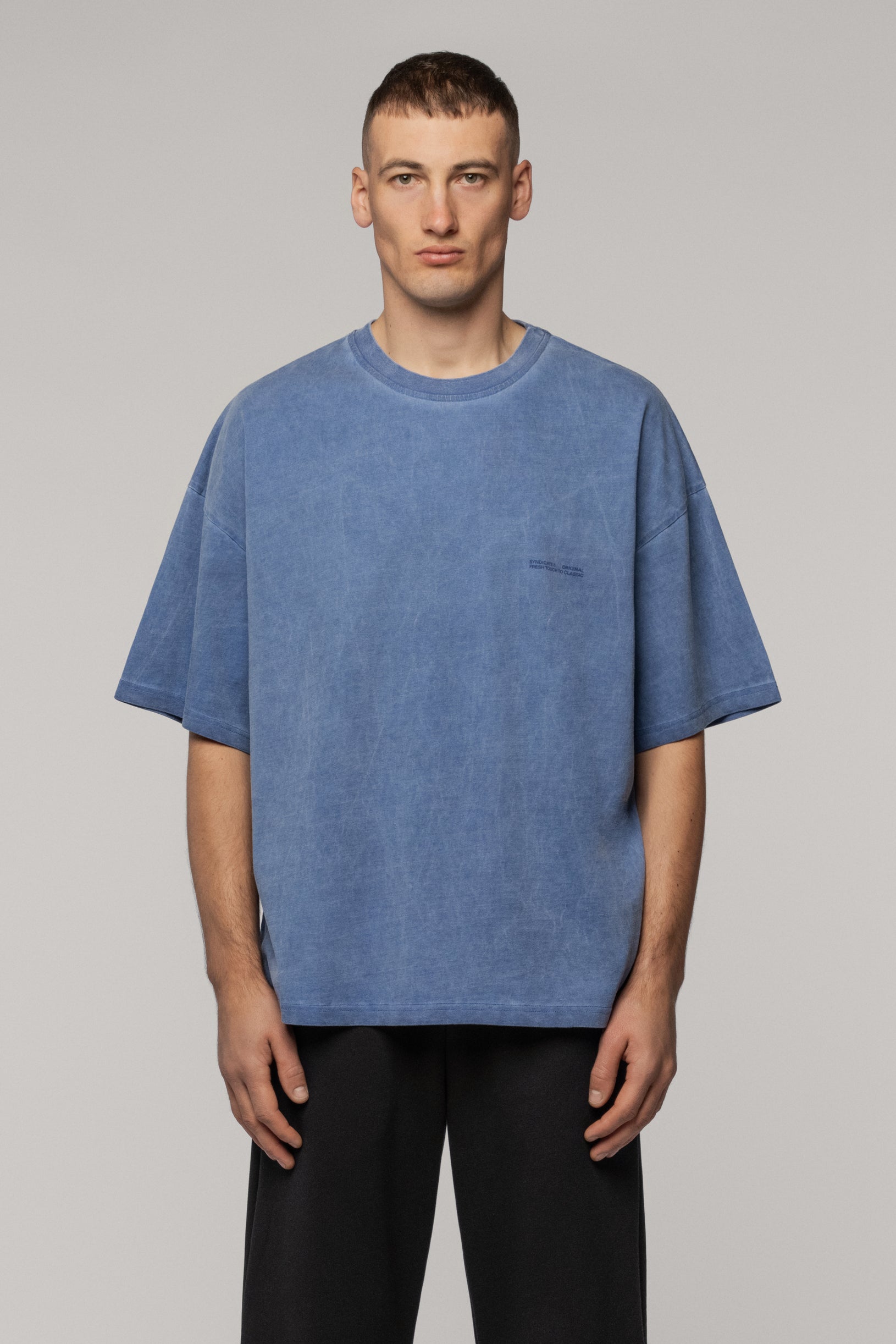 Faded effect T-shirt Oversize Electric
