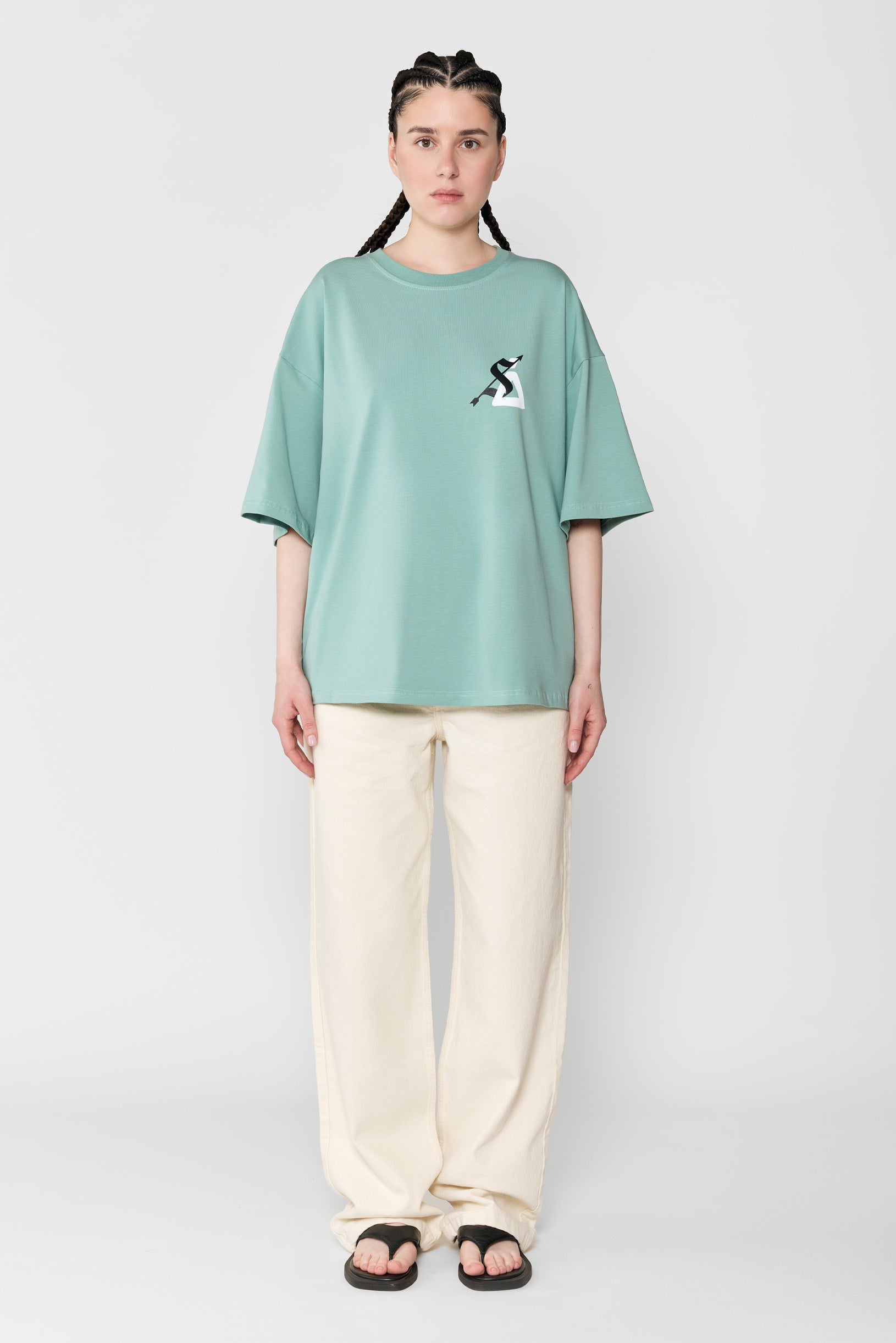 Sndct x Atlas Oversize T-shirt Mint