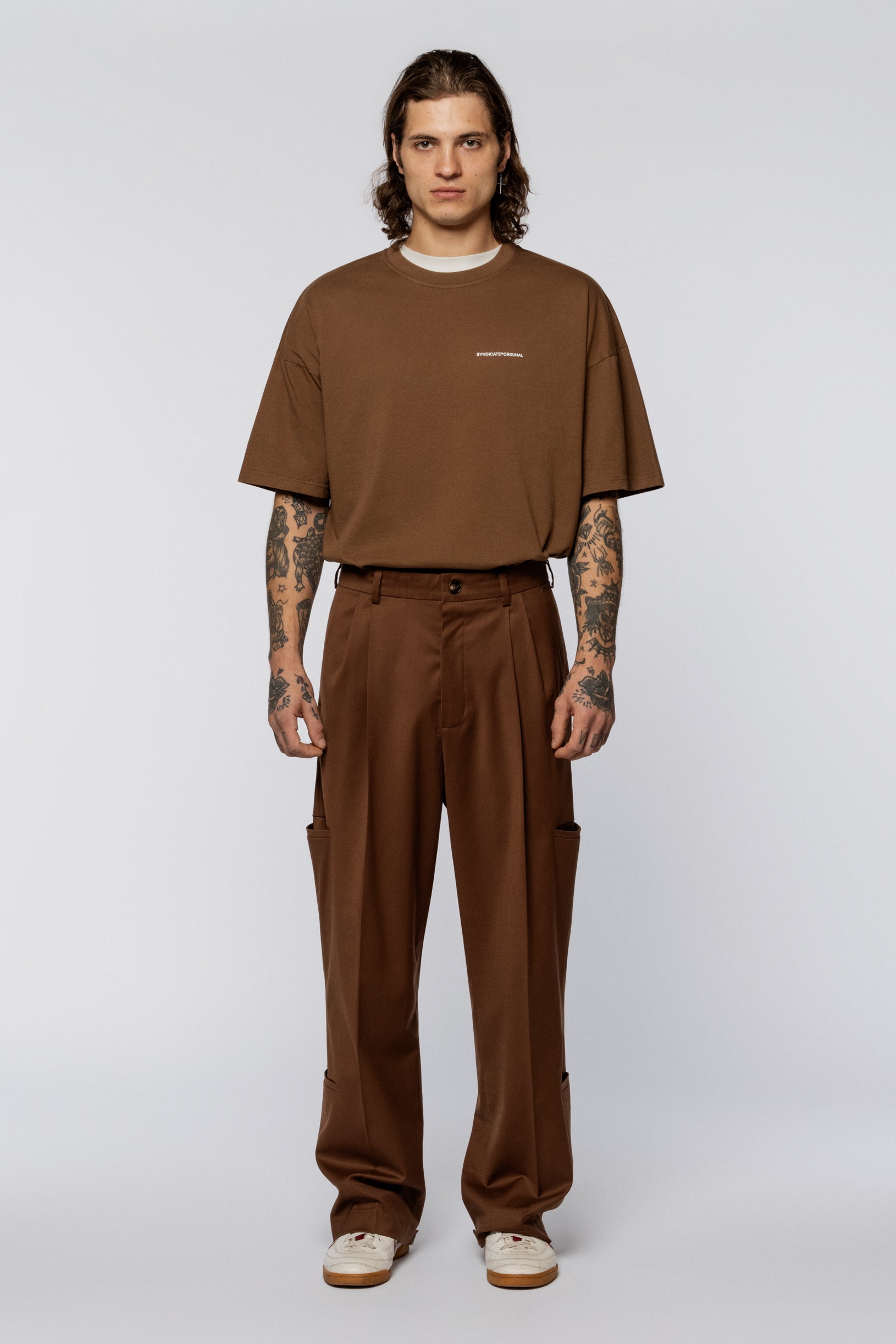 Wool trousers classic cargo Mustang