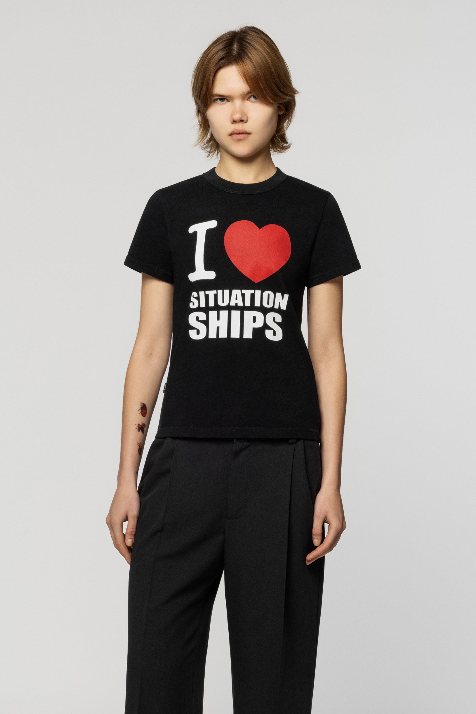 Situationships Baby T-shirt Black