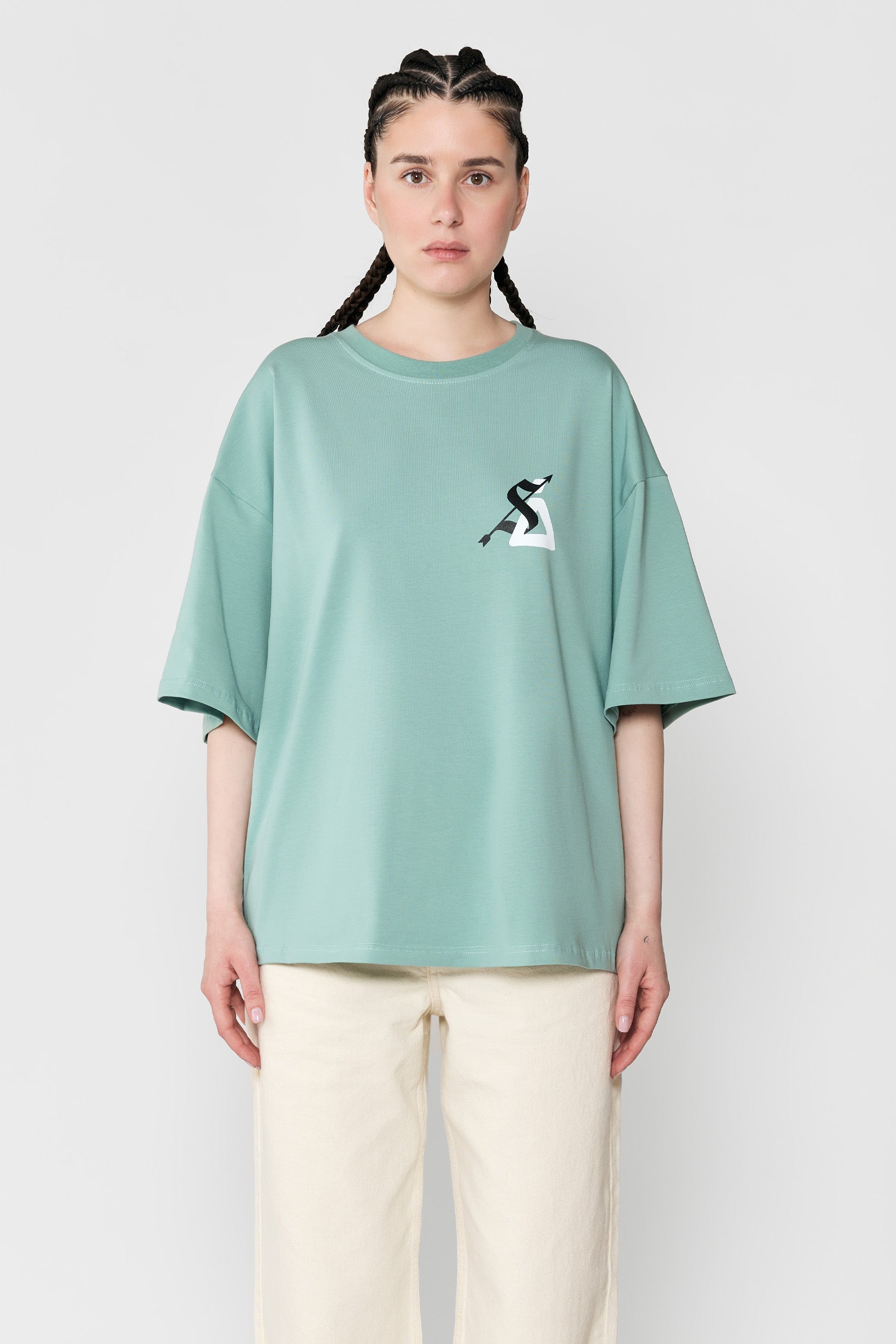 Sndct x Atlas Oversize T-shirt Mint