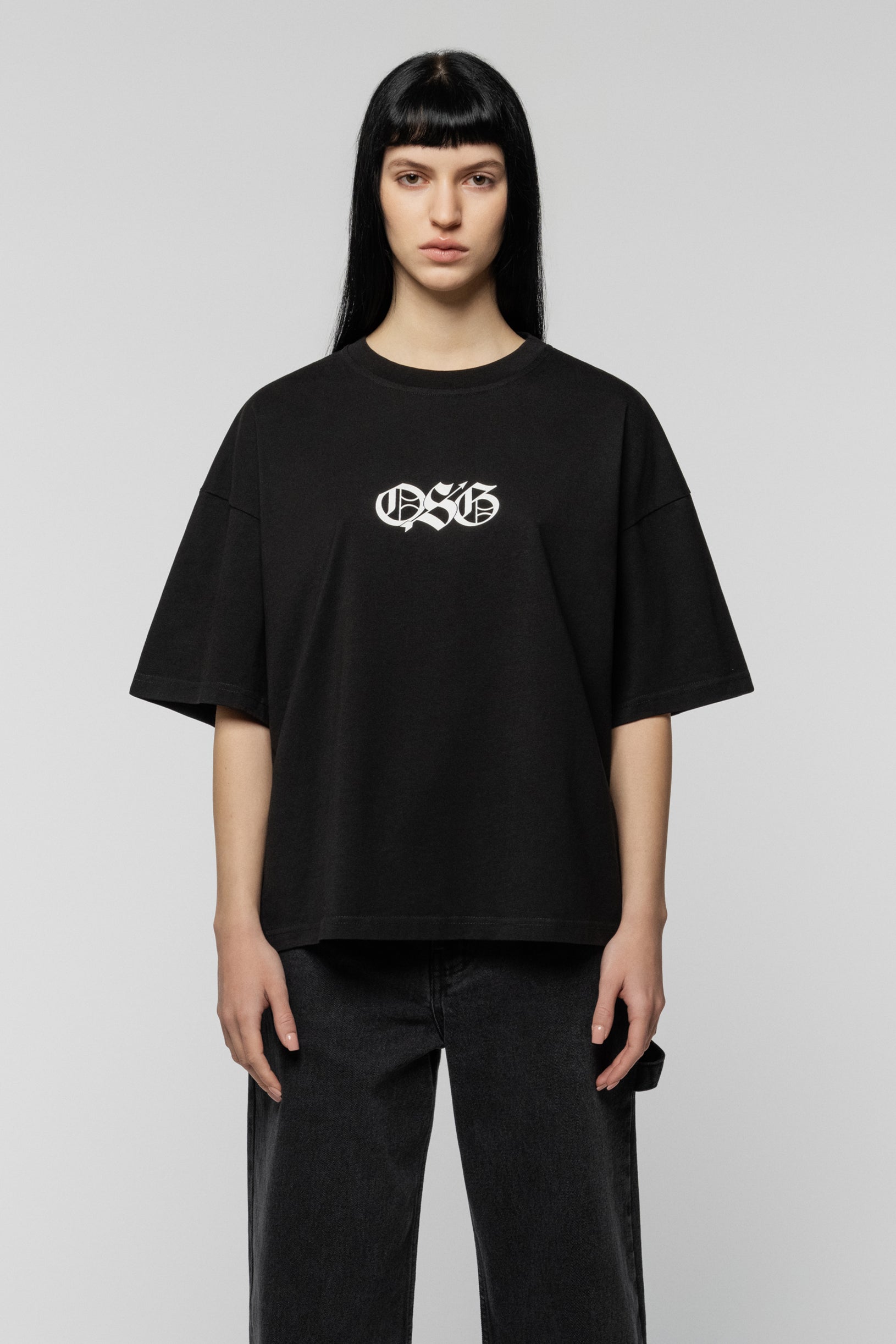 OSG Logo Oversized T-shirt Black