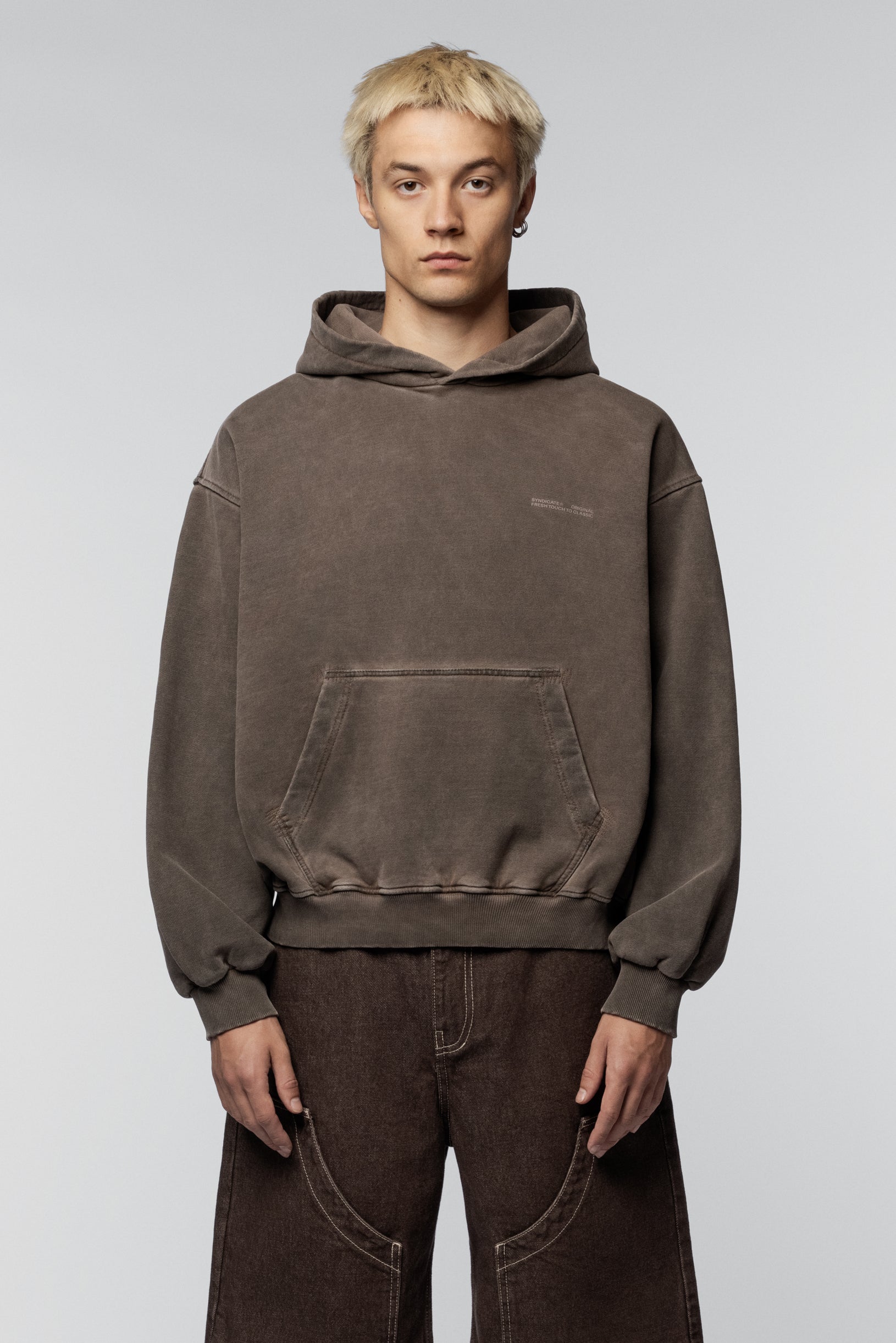 Faded effect Hoodie Ground