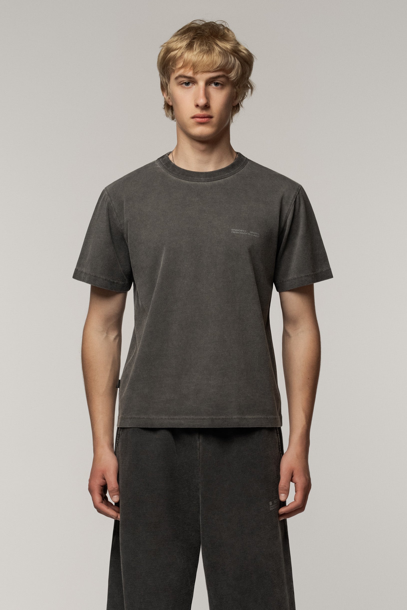 Faded Syndicate Original Regular T-shirt Grey