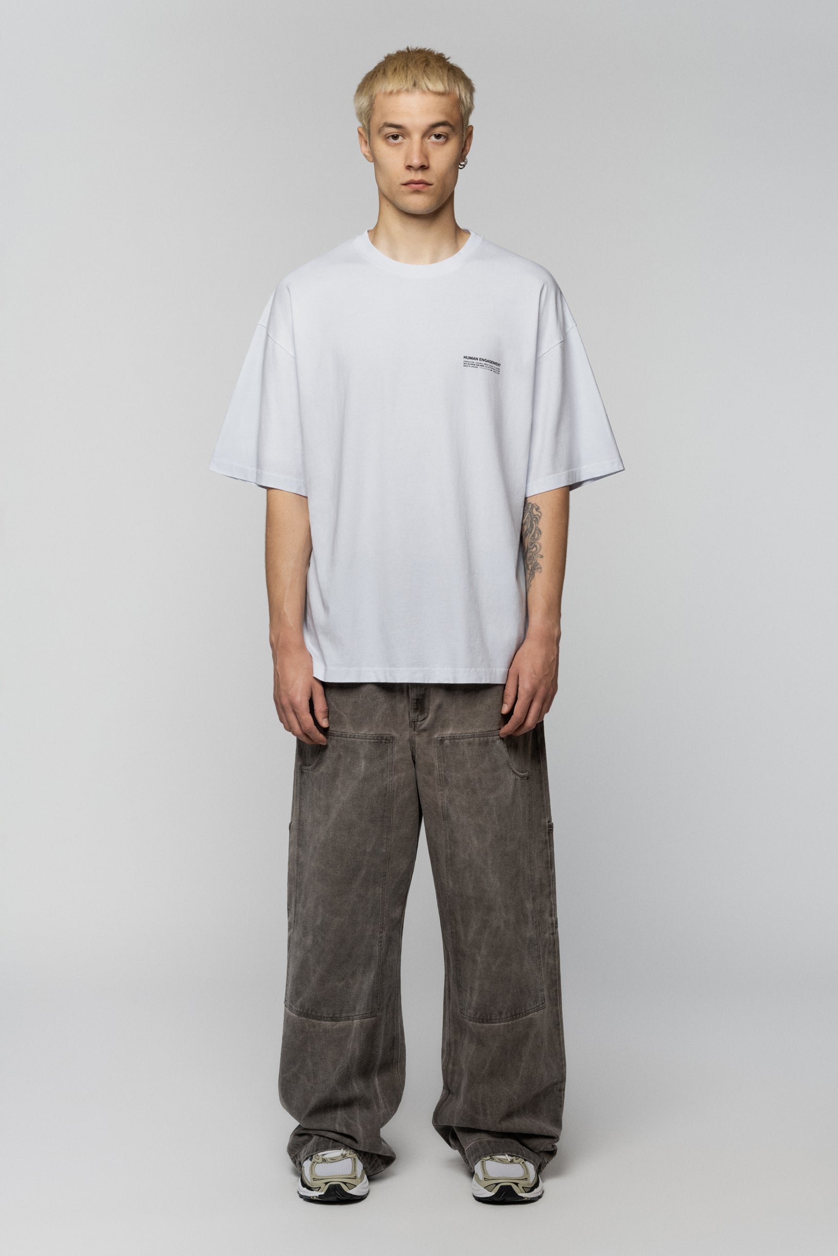 Glow in the dark Oversized T-shirt White