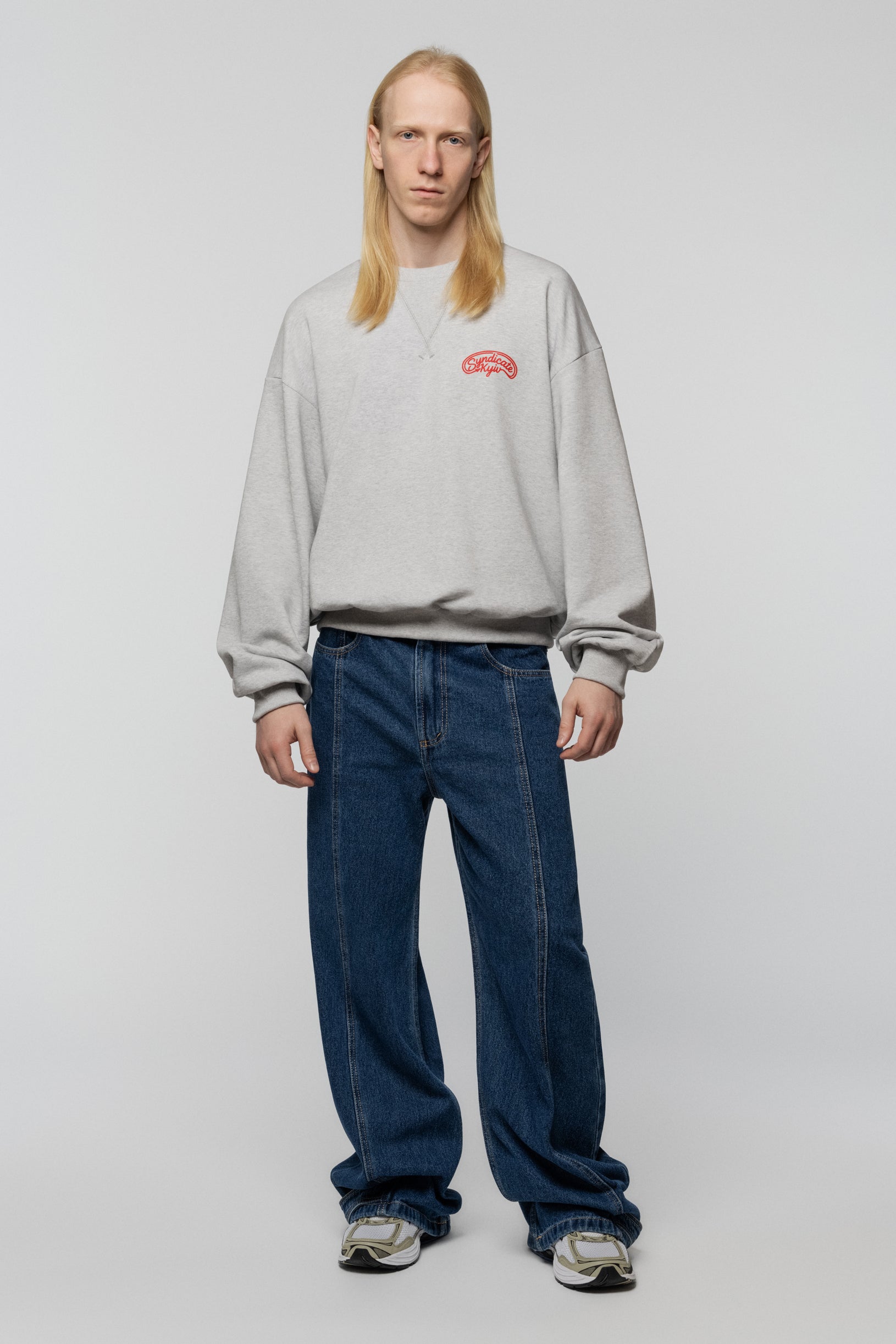 Світшот Світло-сірий Меланж