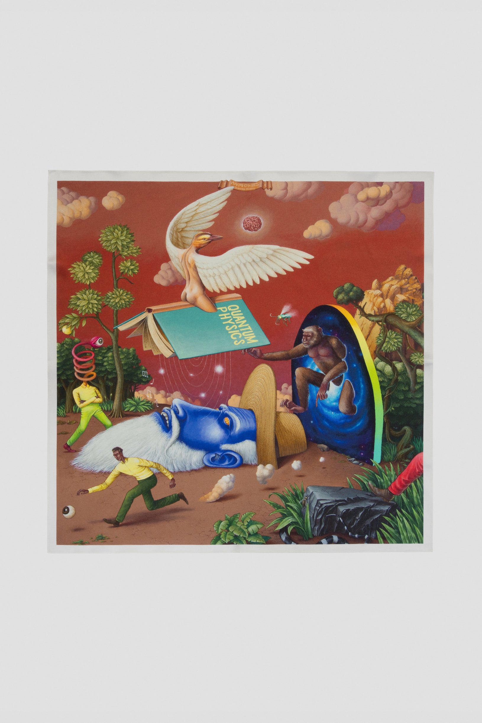 SNDCT x WAONE Transition pure silk scarf