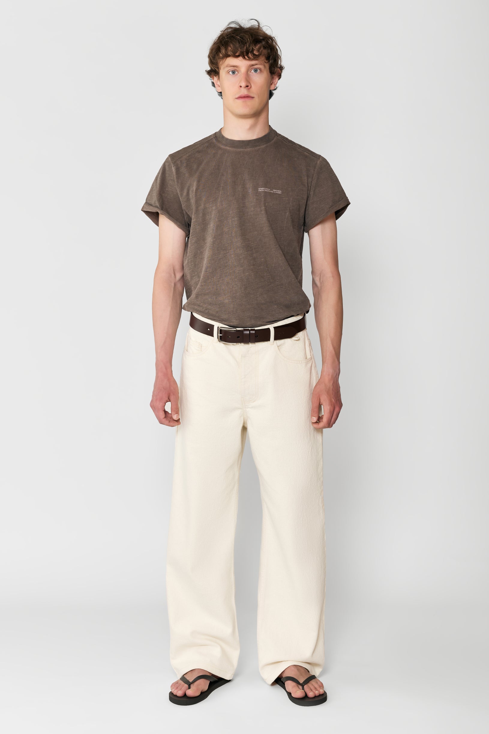 Straight Fit Jeans Ivory