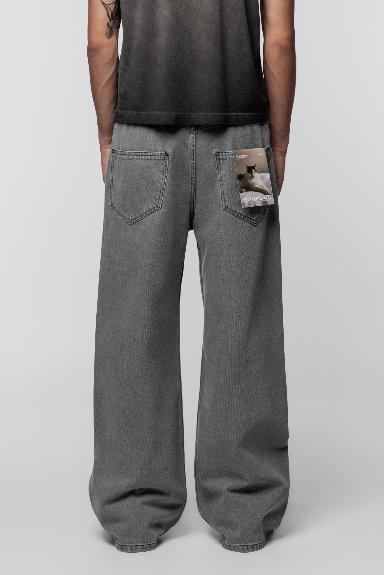 Сірі Джинси Вільного Крою