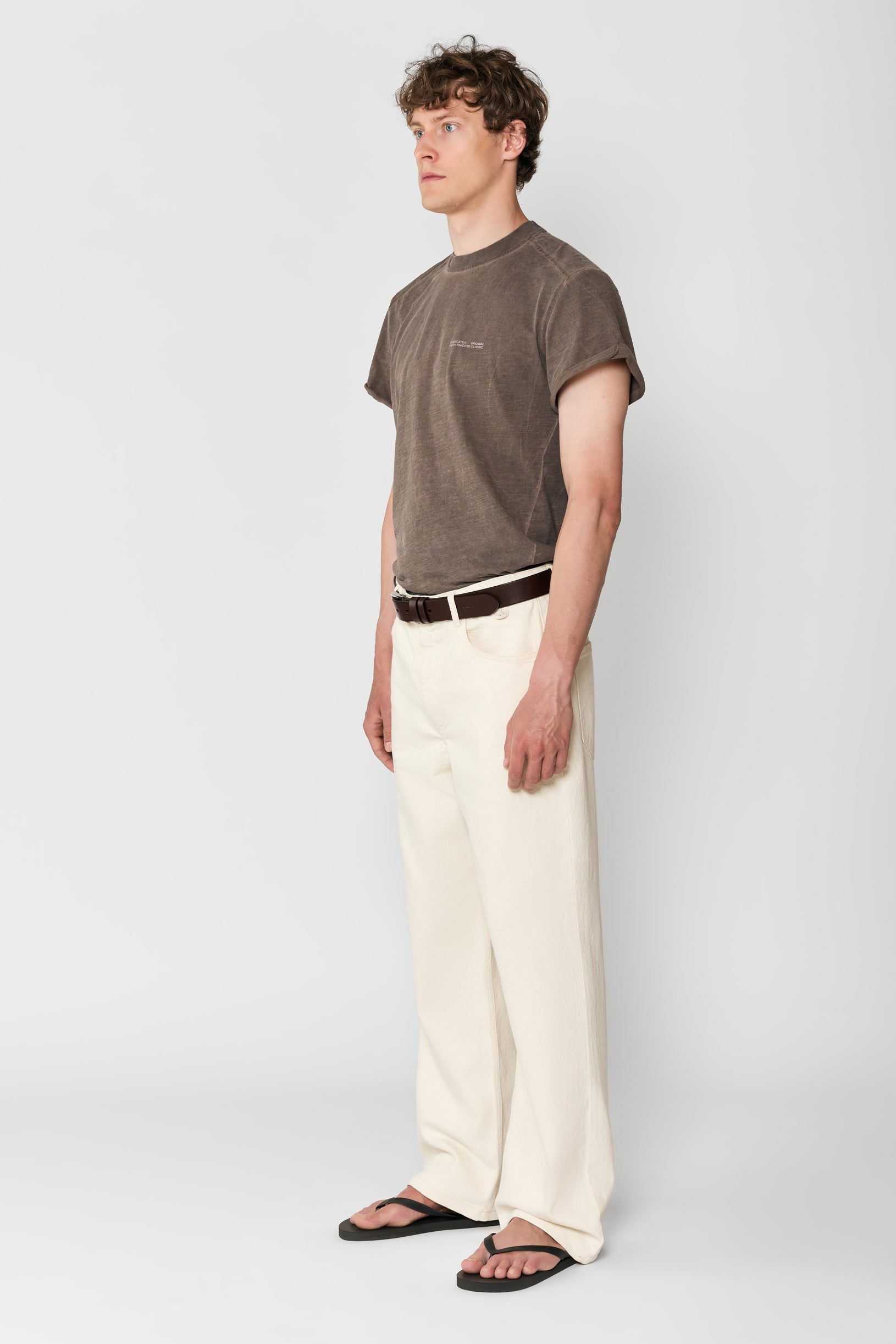 Straight Fit Jeans Ivory