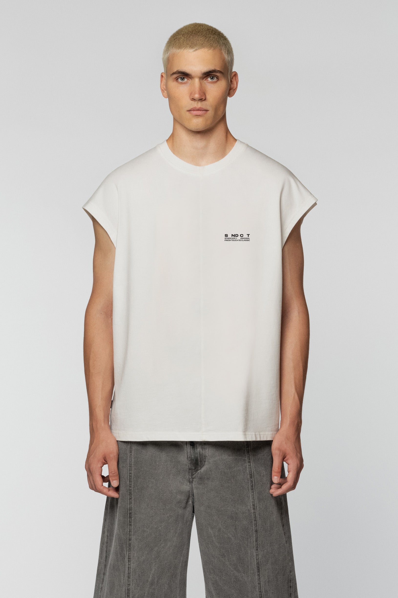 SNDCT Sleeveless T-shirt White