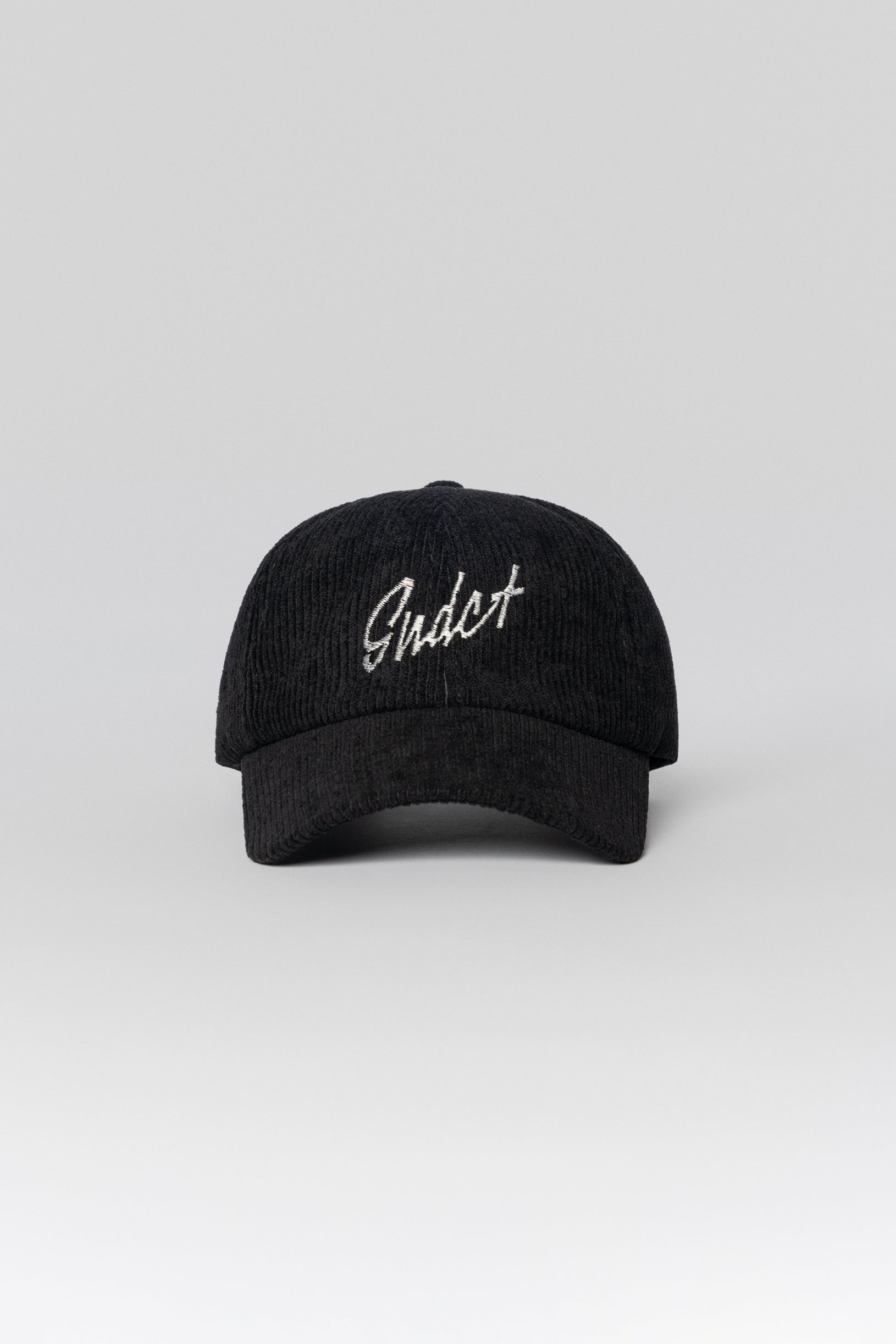 Corduroy Baseball Cap Black