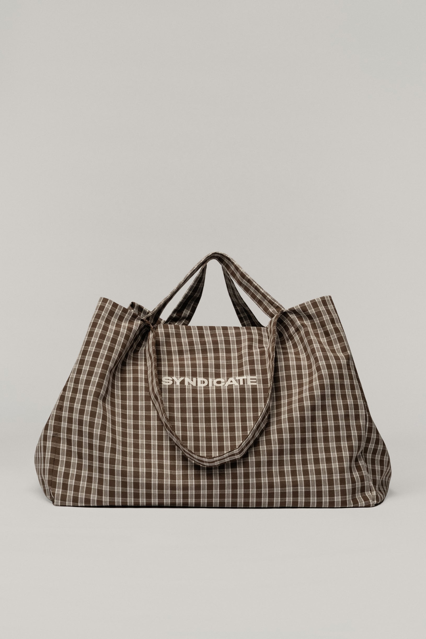 Шопер Сумка Syndicate Коричнева Клітинка