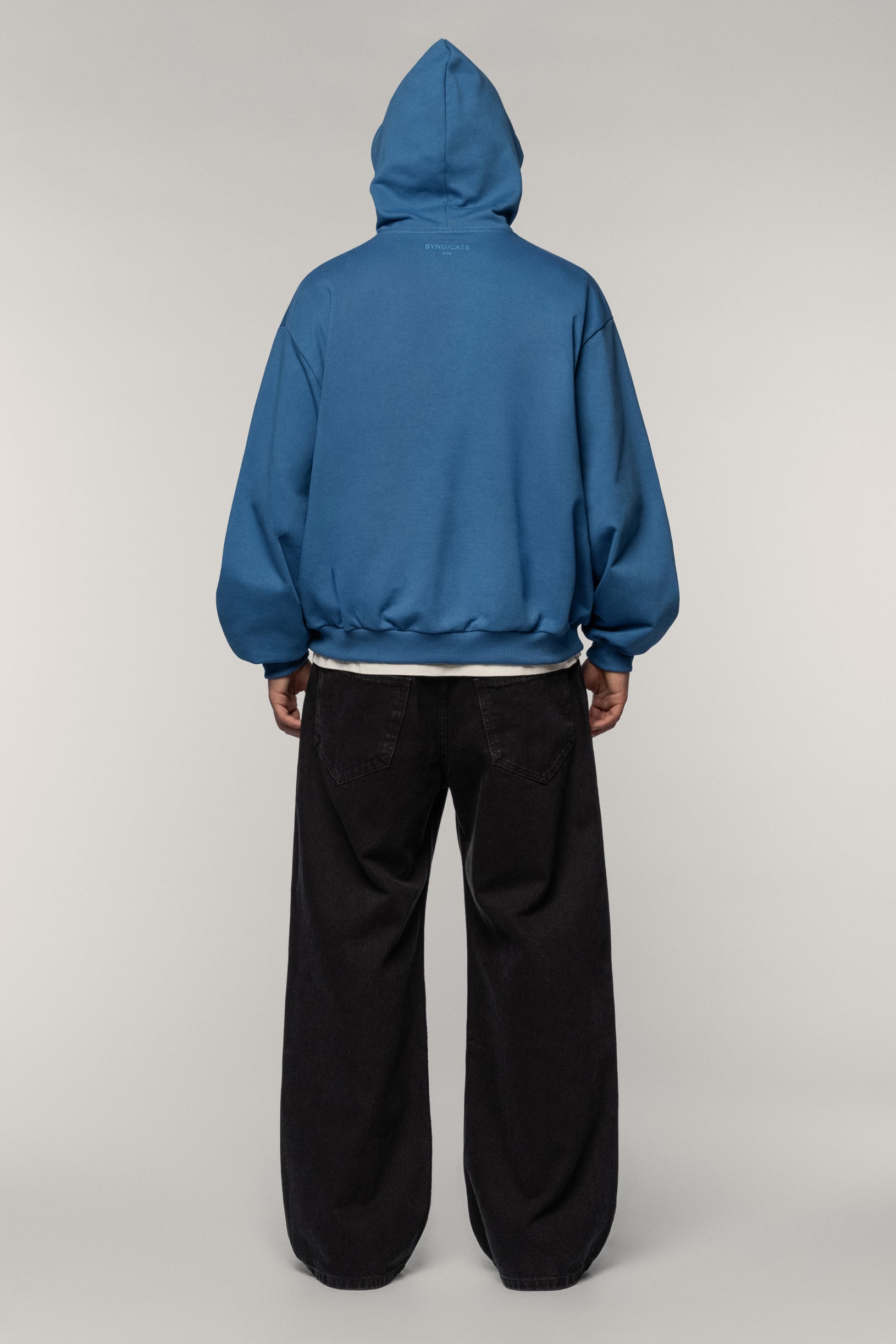 Синій худі Arrow з блискавкою