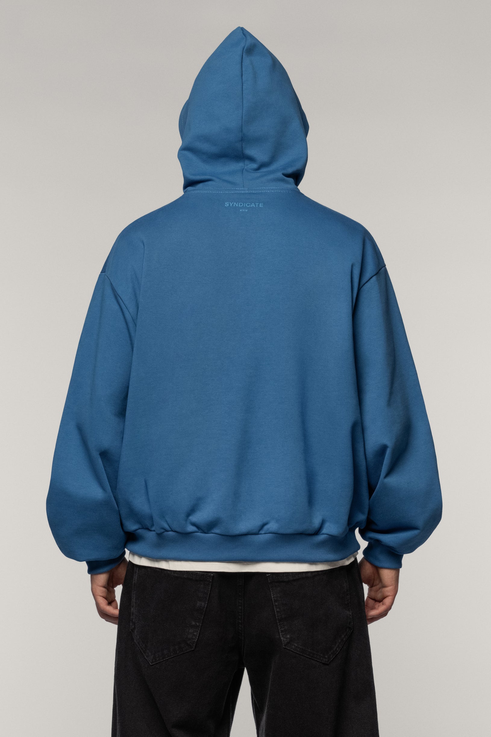 Синій худі Arrow з блискавкою