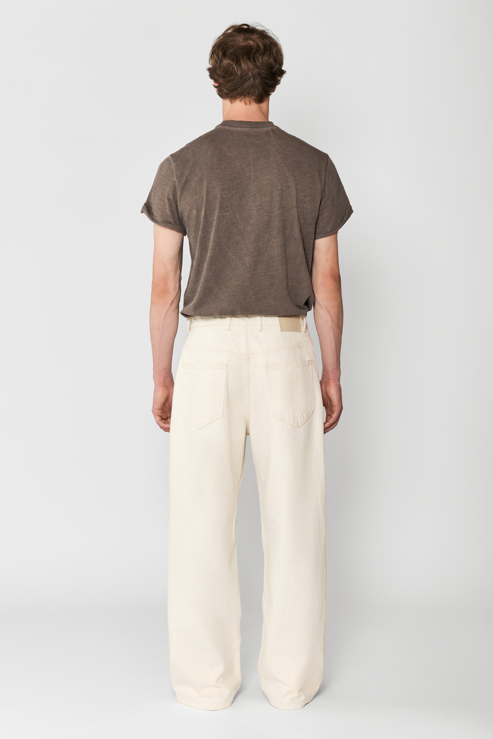 Straight Fit Jeans Ivory