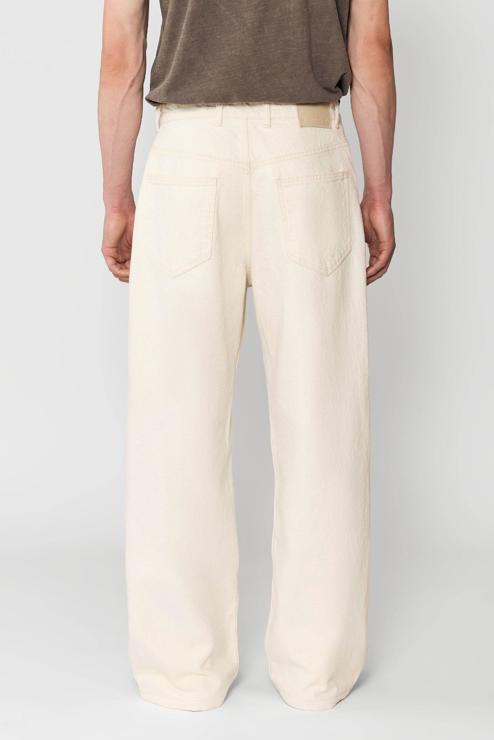 Straight Fit Jeans Ivory
