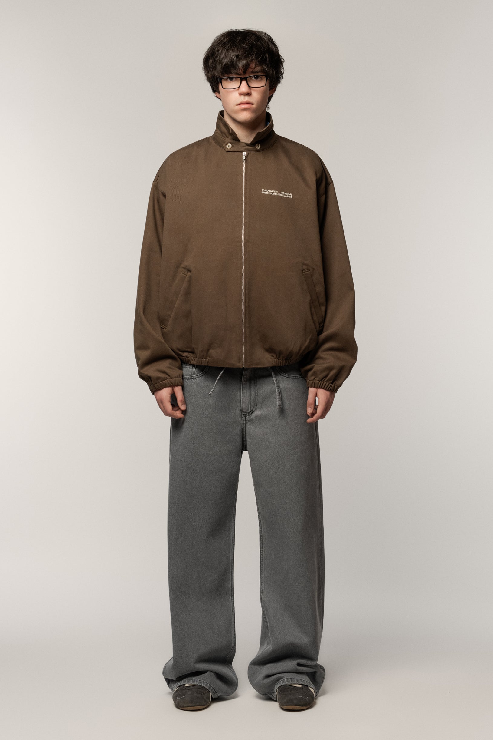 Denim Classic Jacket Brown