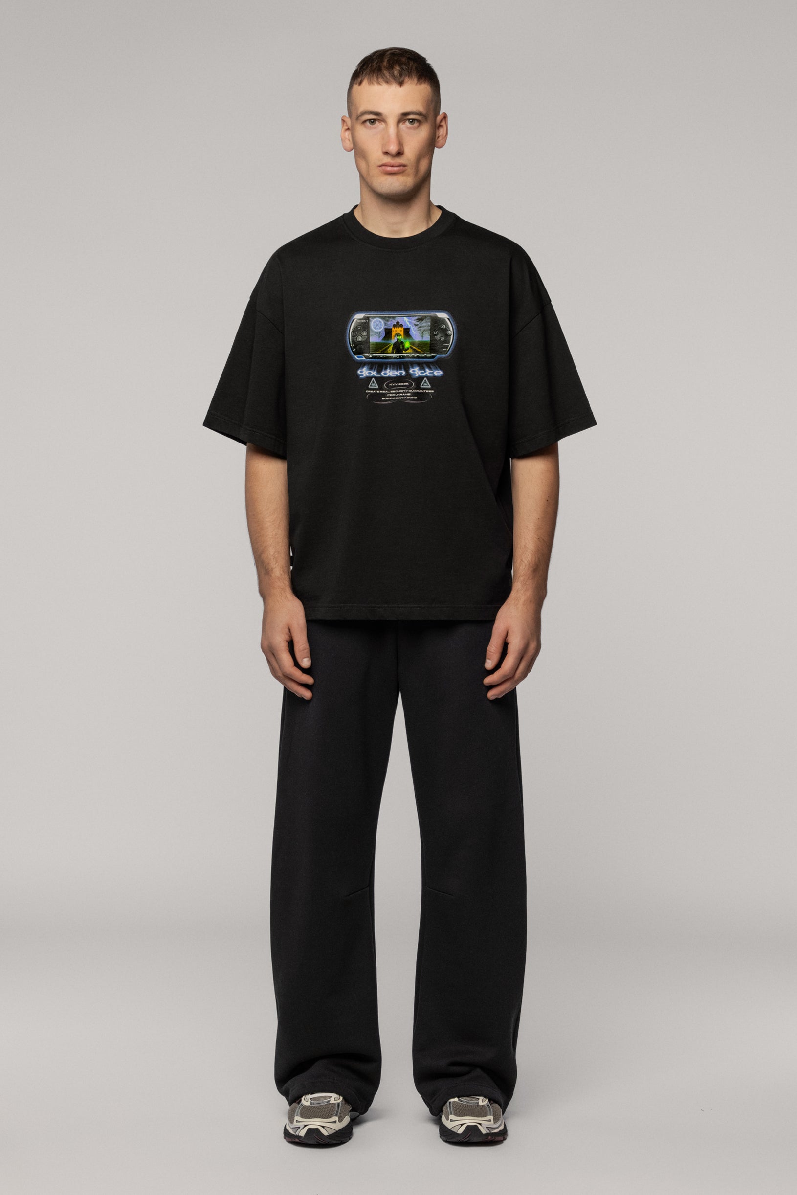 SNDCT x Old Dragon Oversized T-shirt Black Nuke