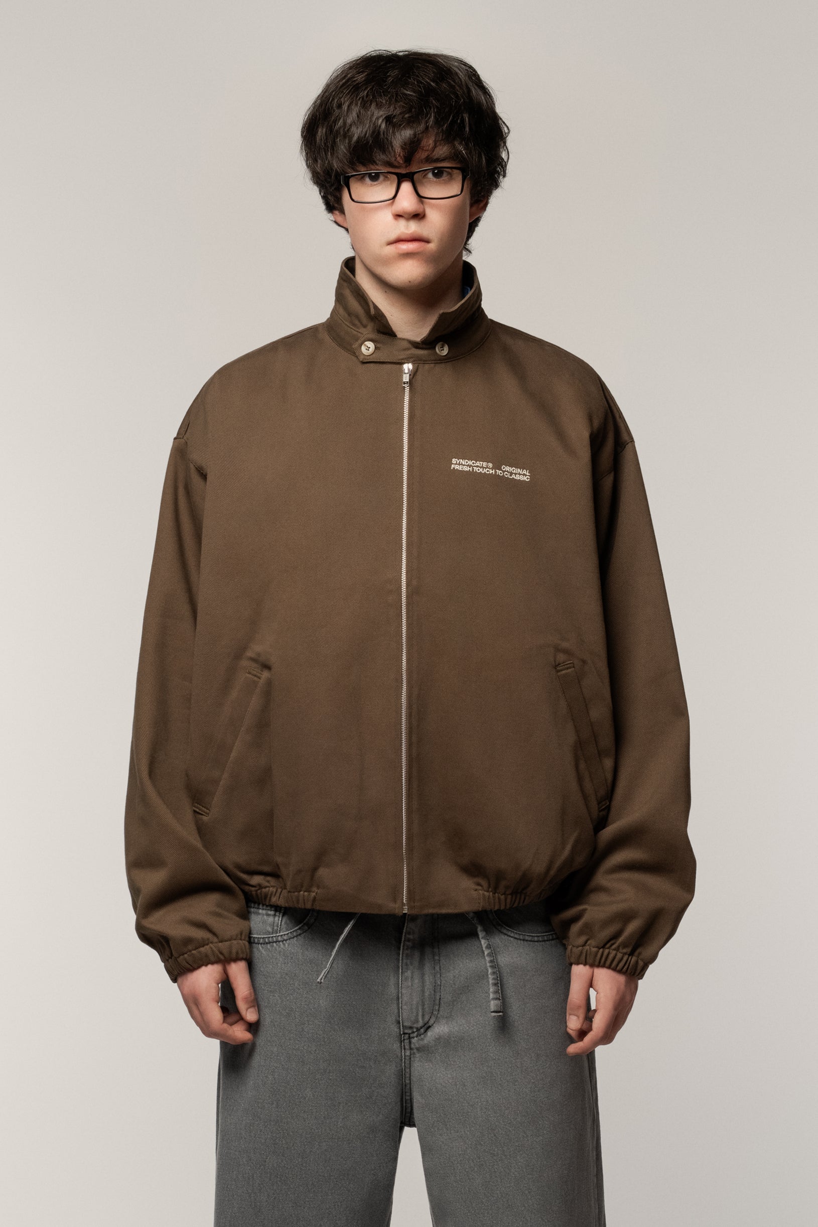 Denim Classic Jacket Brown