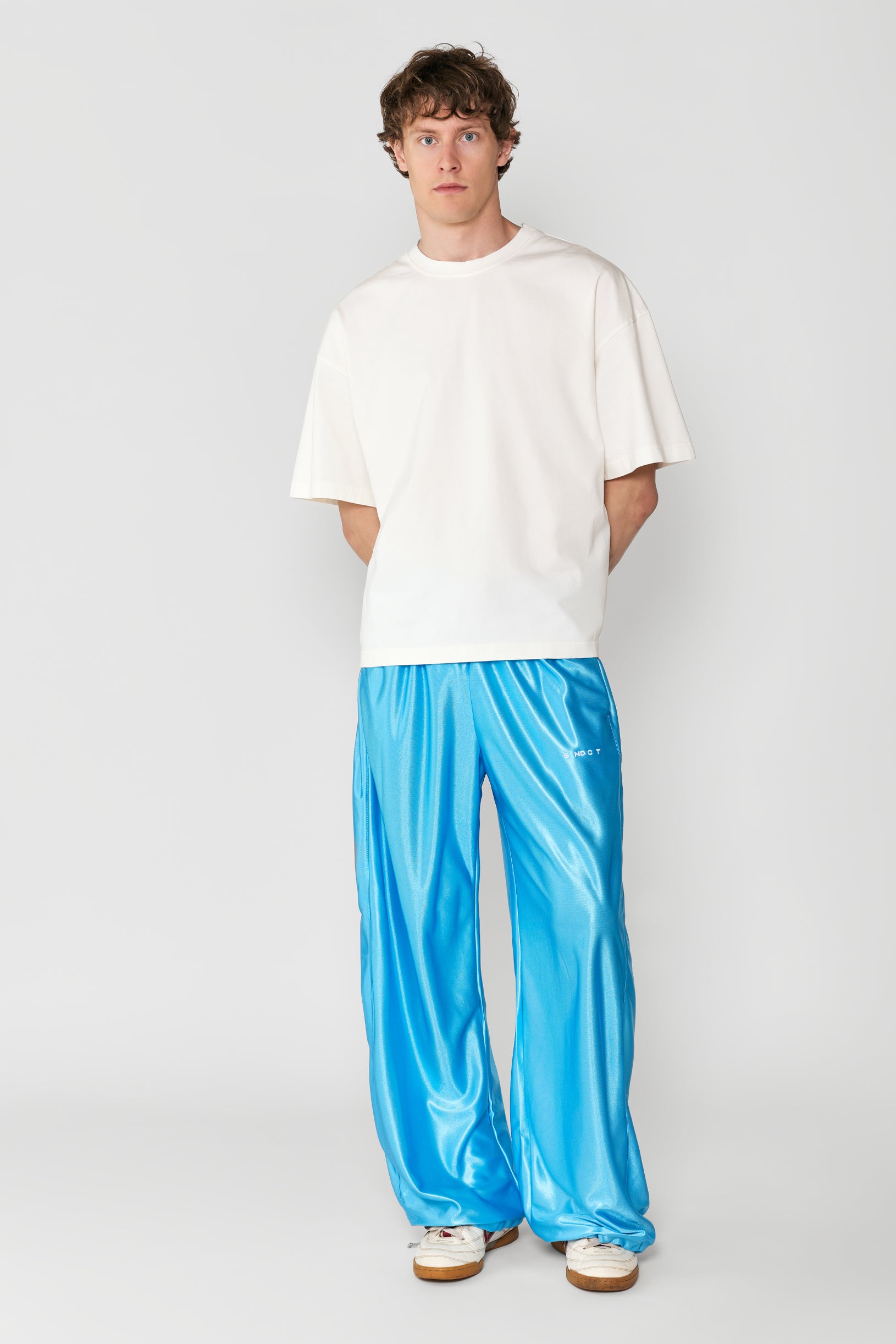 Glossy Trousers Blue