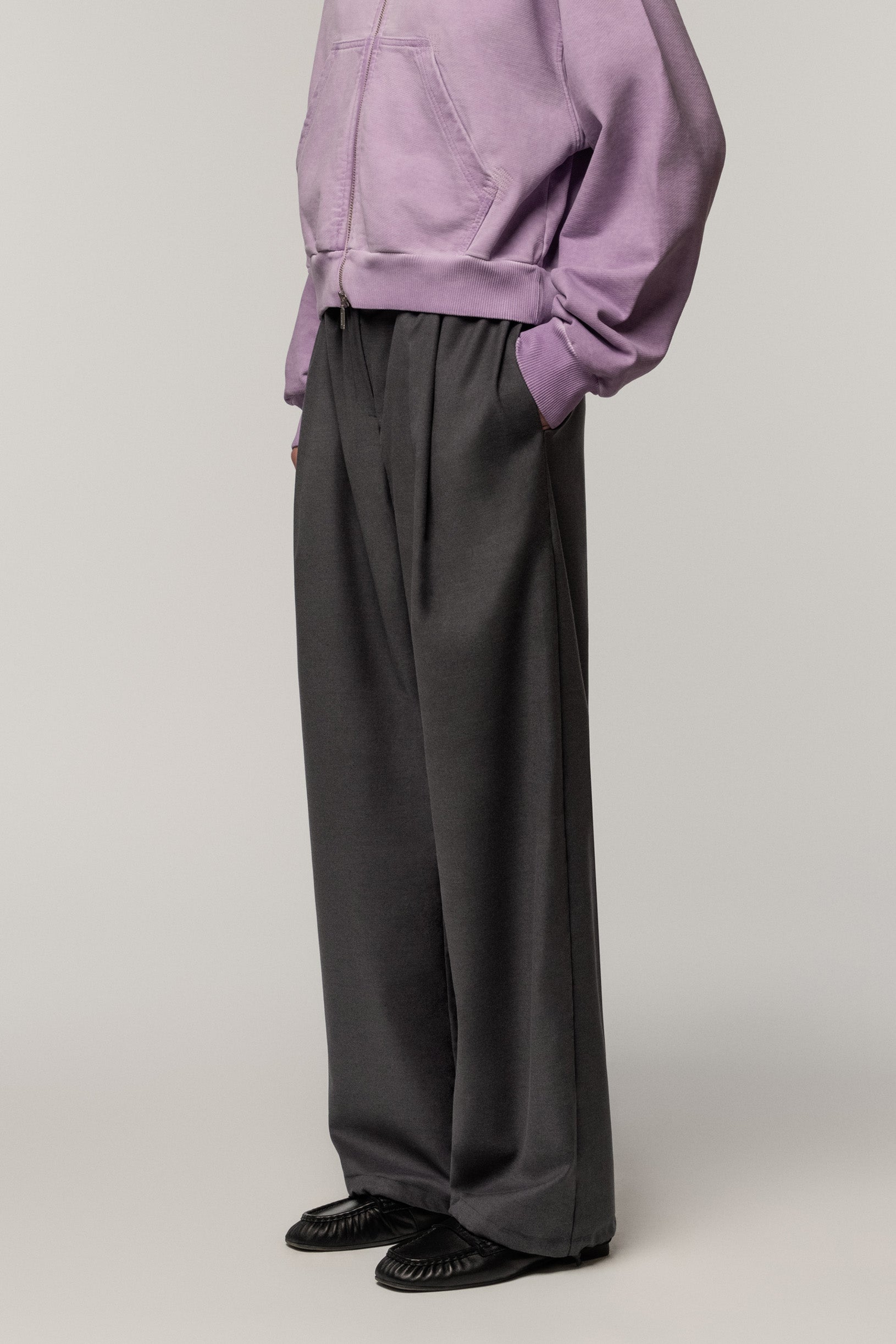 Relaxed Trousers Grey