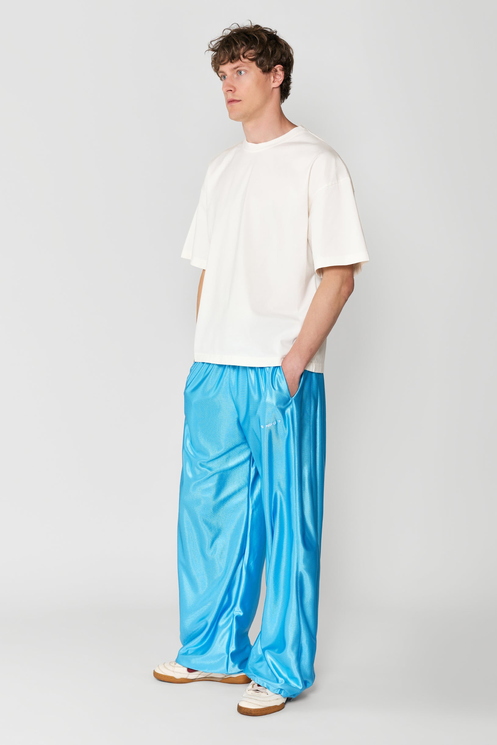 Glossy Trousers Blue