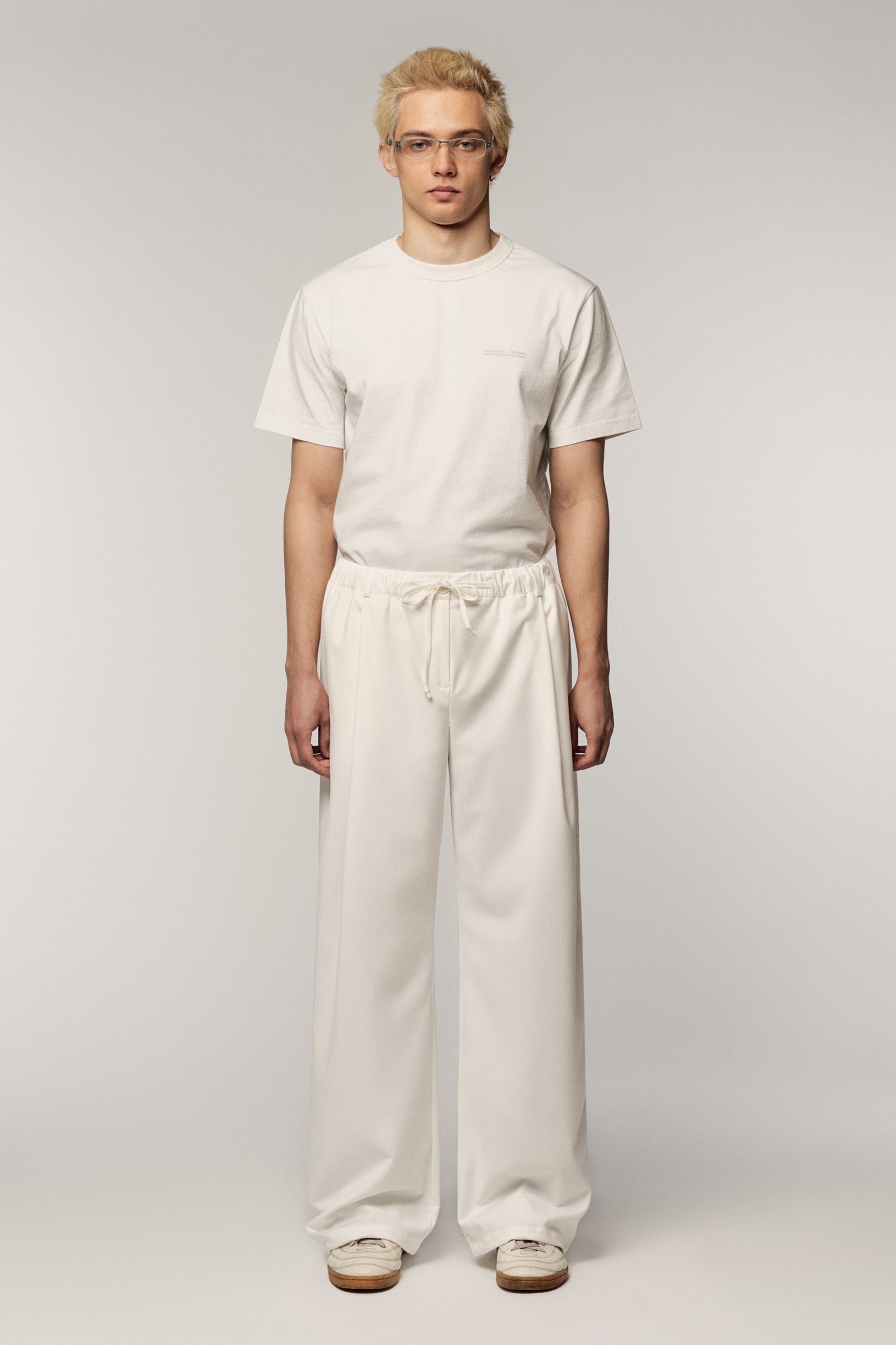 Cotton Trousers White