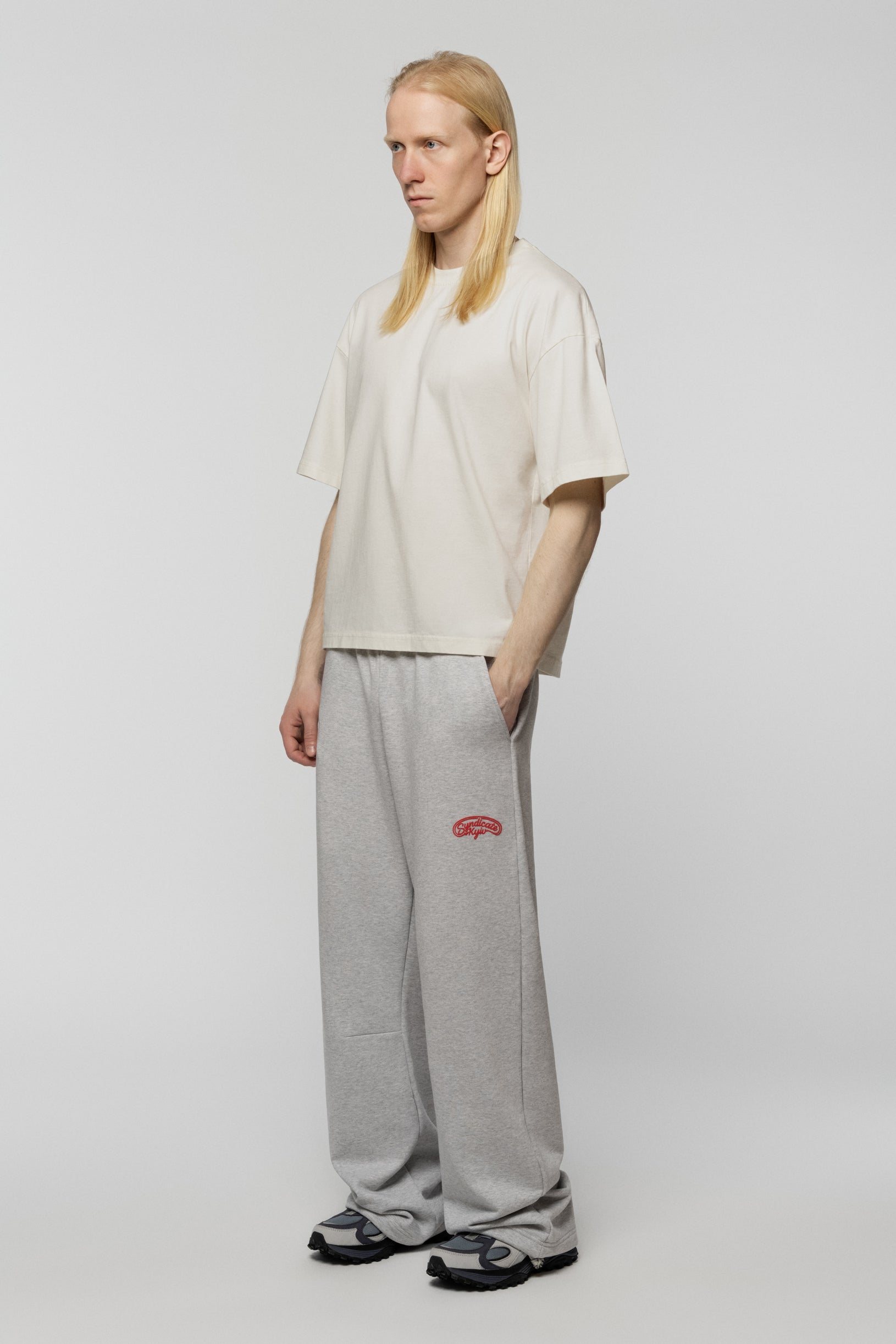 Штани Світло-сірі Меланж