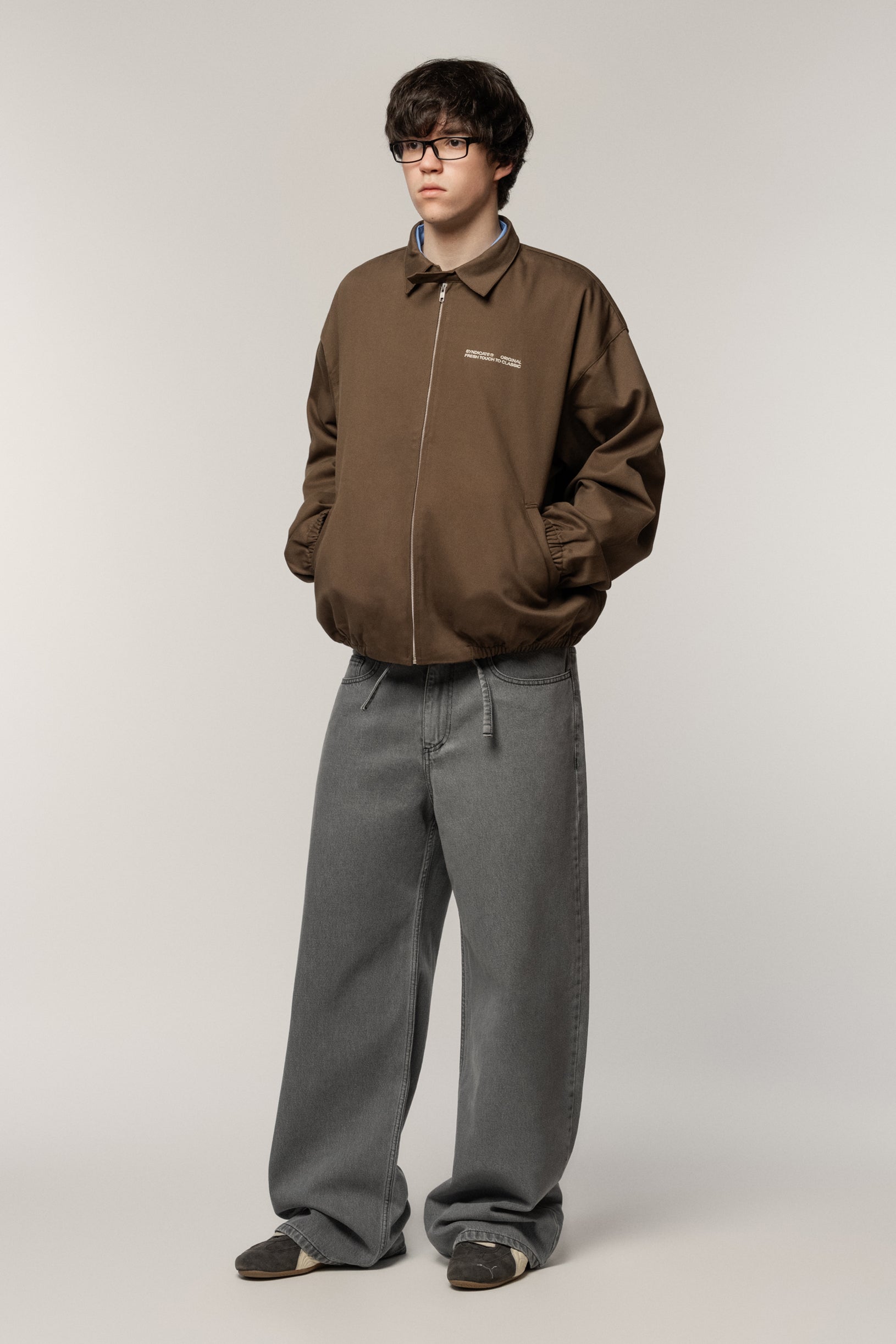 Denim Classic Jacket Brown