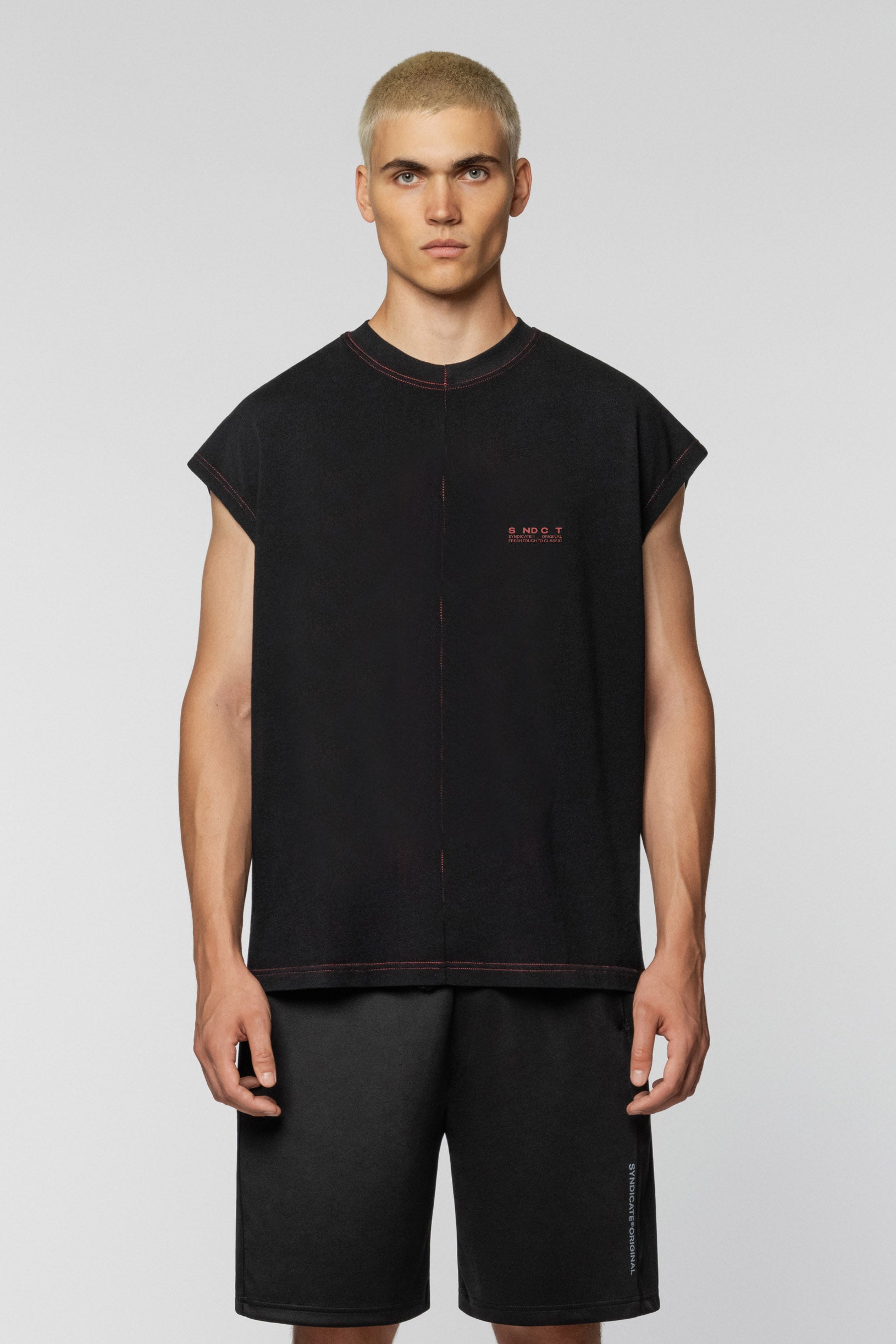 Футболка без рукавів SNDCT чорна