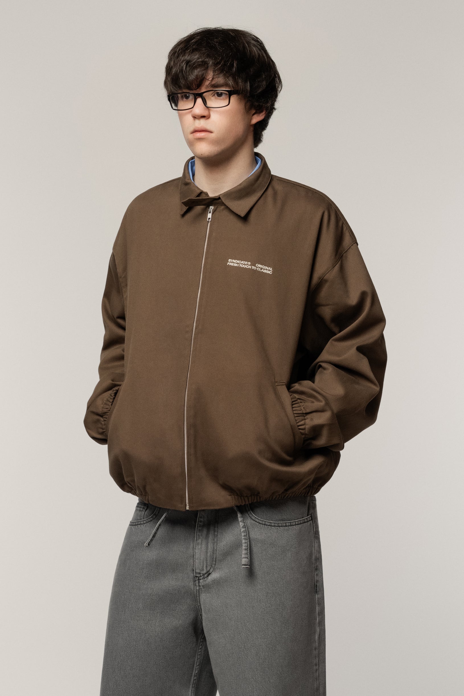 Denim Classic Jacket Brown