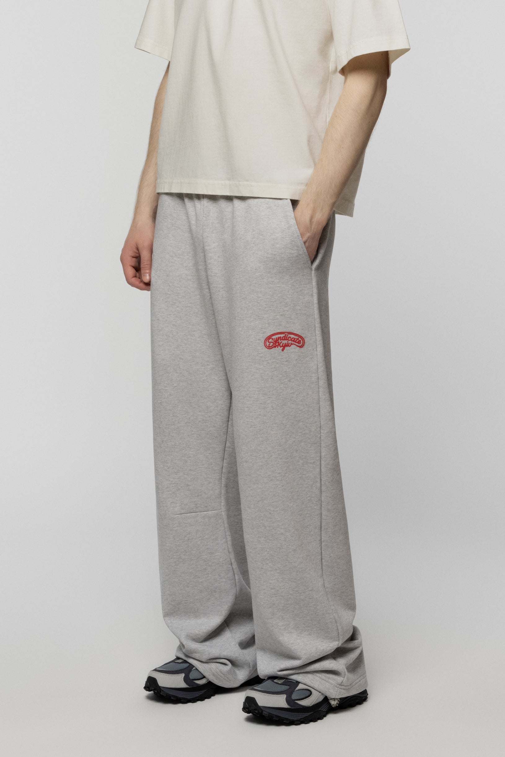 Штани Світло-сірі Меланж