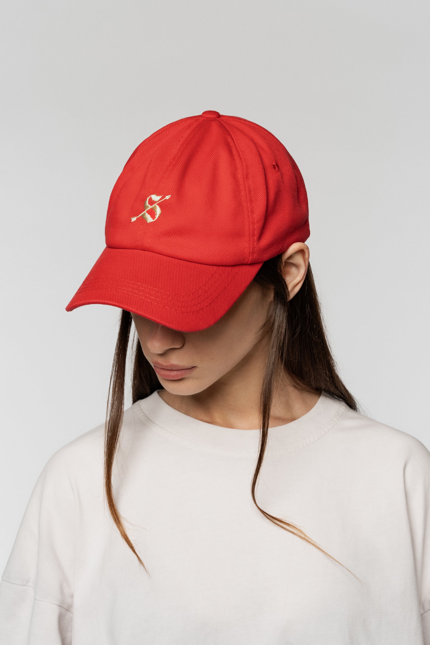 Arrow 6-Panel Cap Red