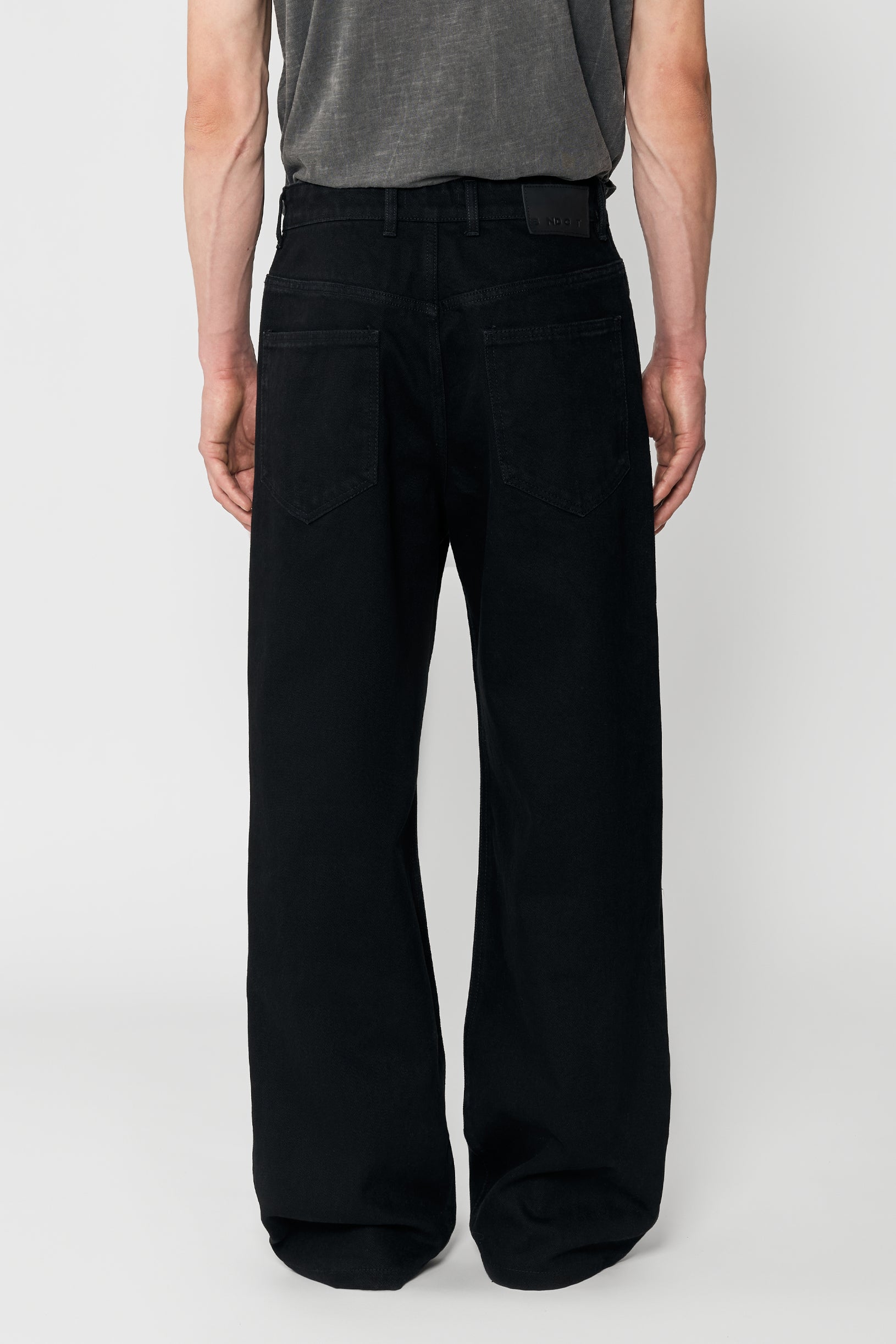 Straight Fit Jeans Black
