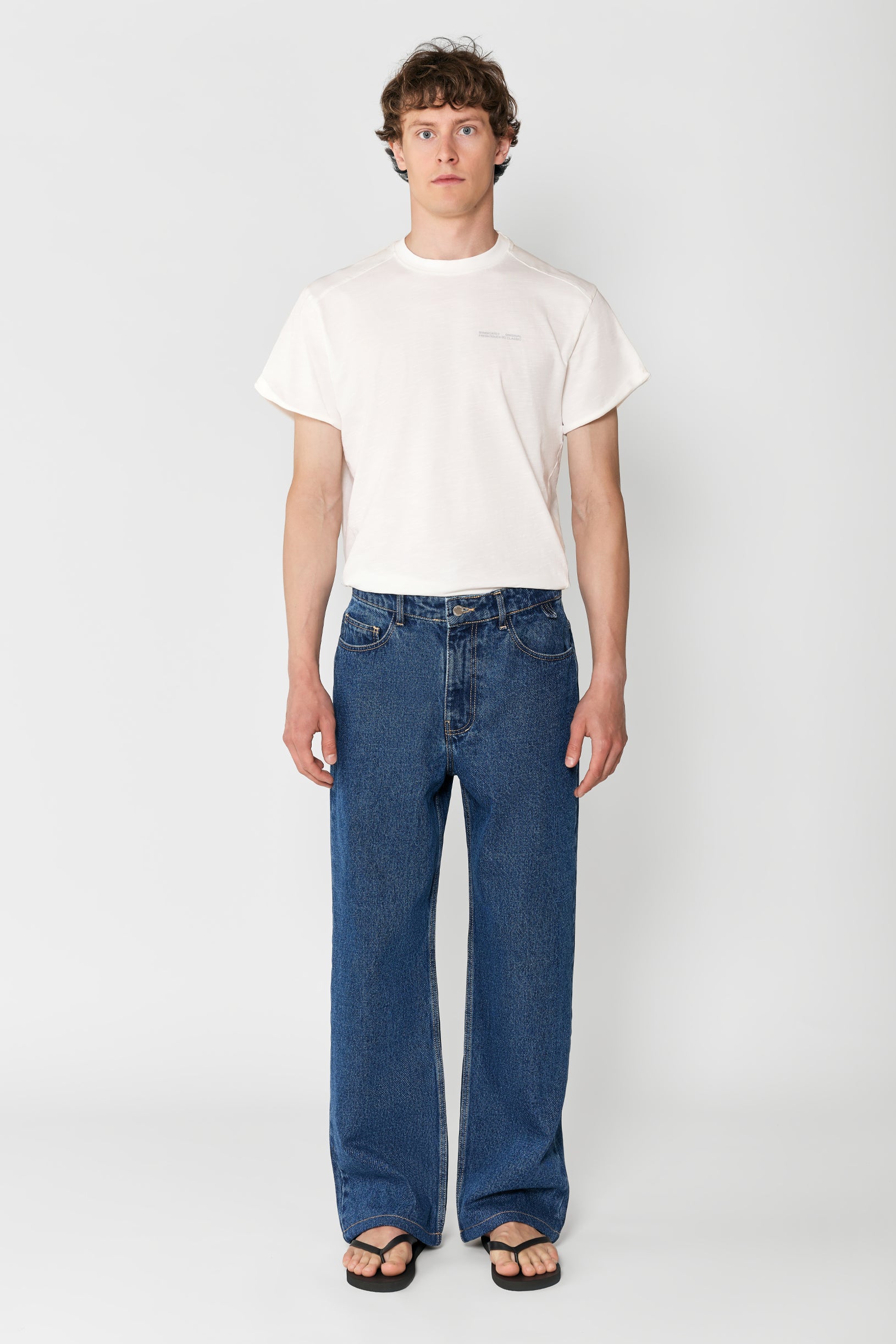Straight Fit Jeans Blue