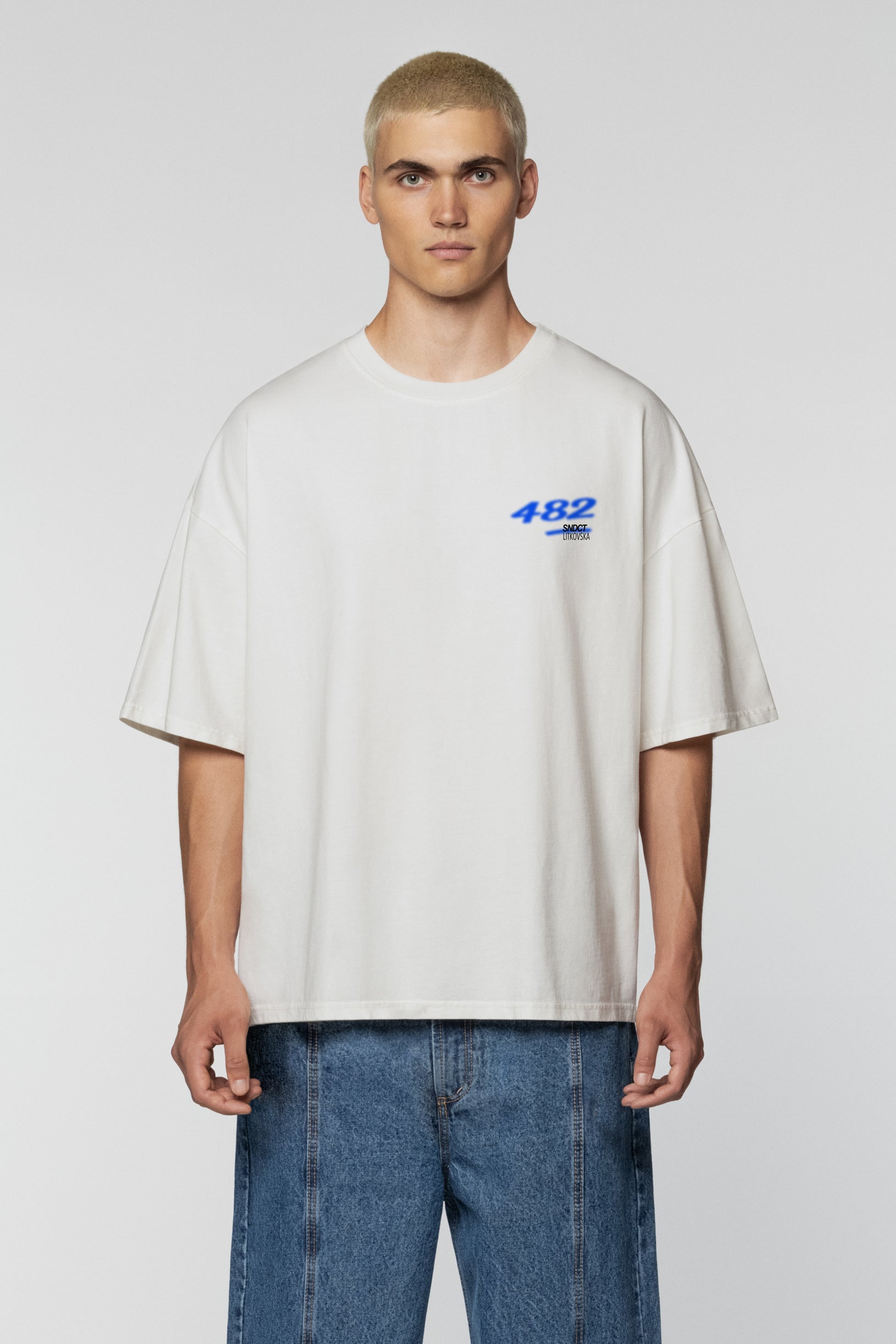 SNDCT х Litkovska Winner Oversized T-shirt White