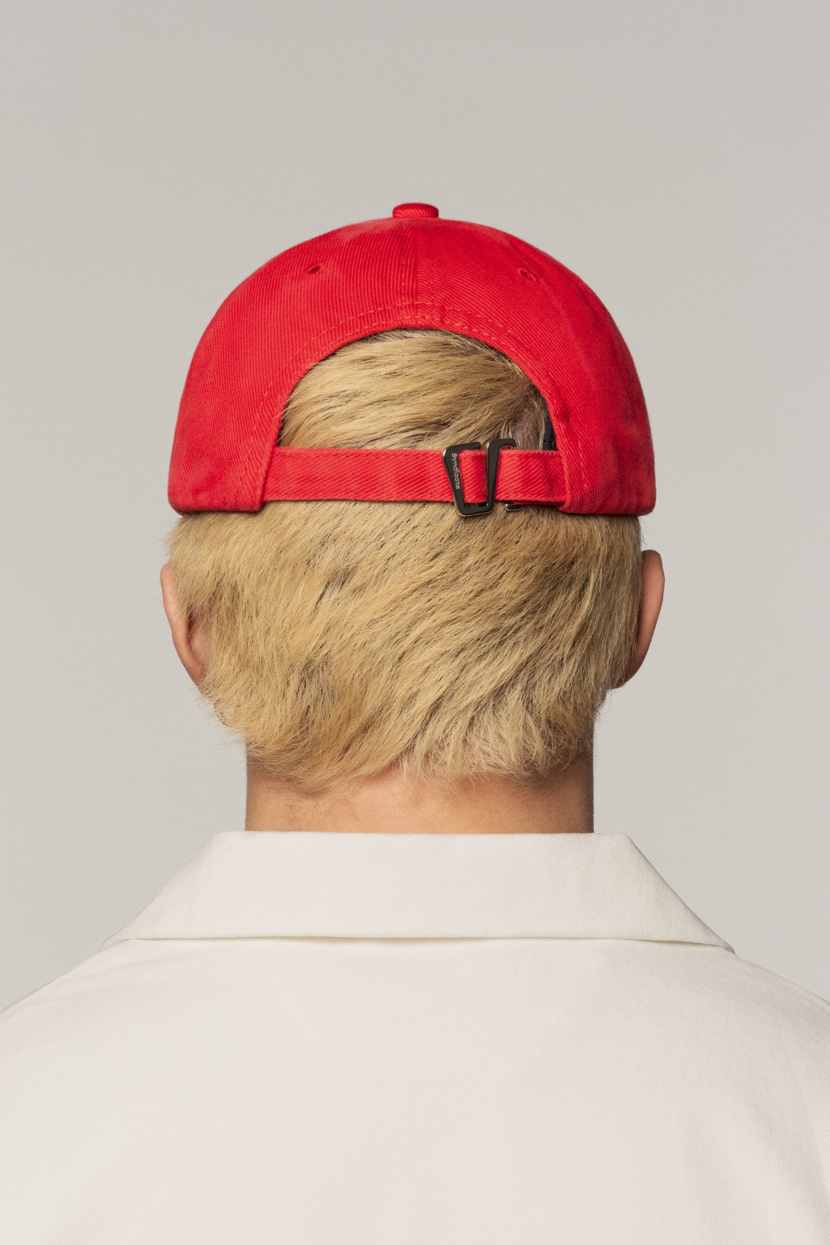 Distressed Baseball Cap Red