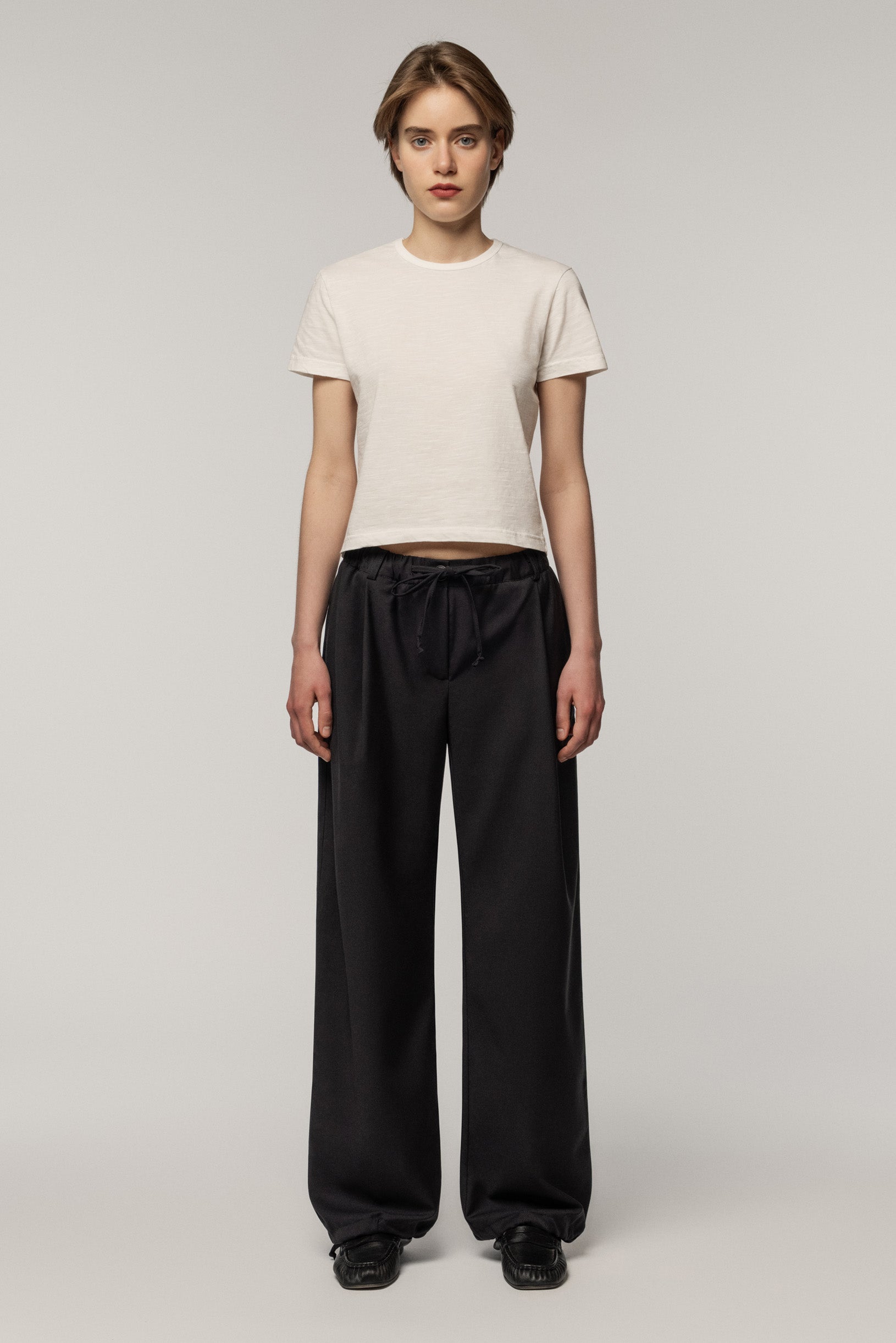 Relaxed Trousers Black