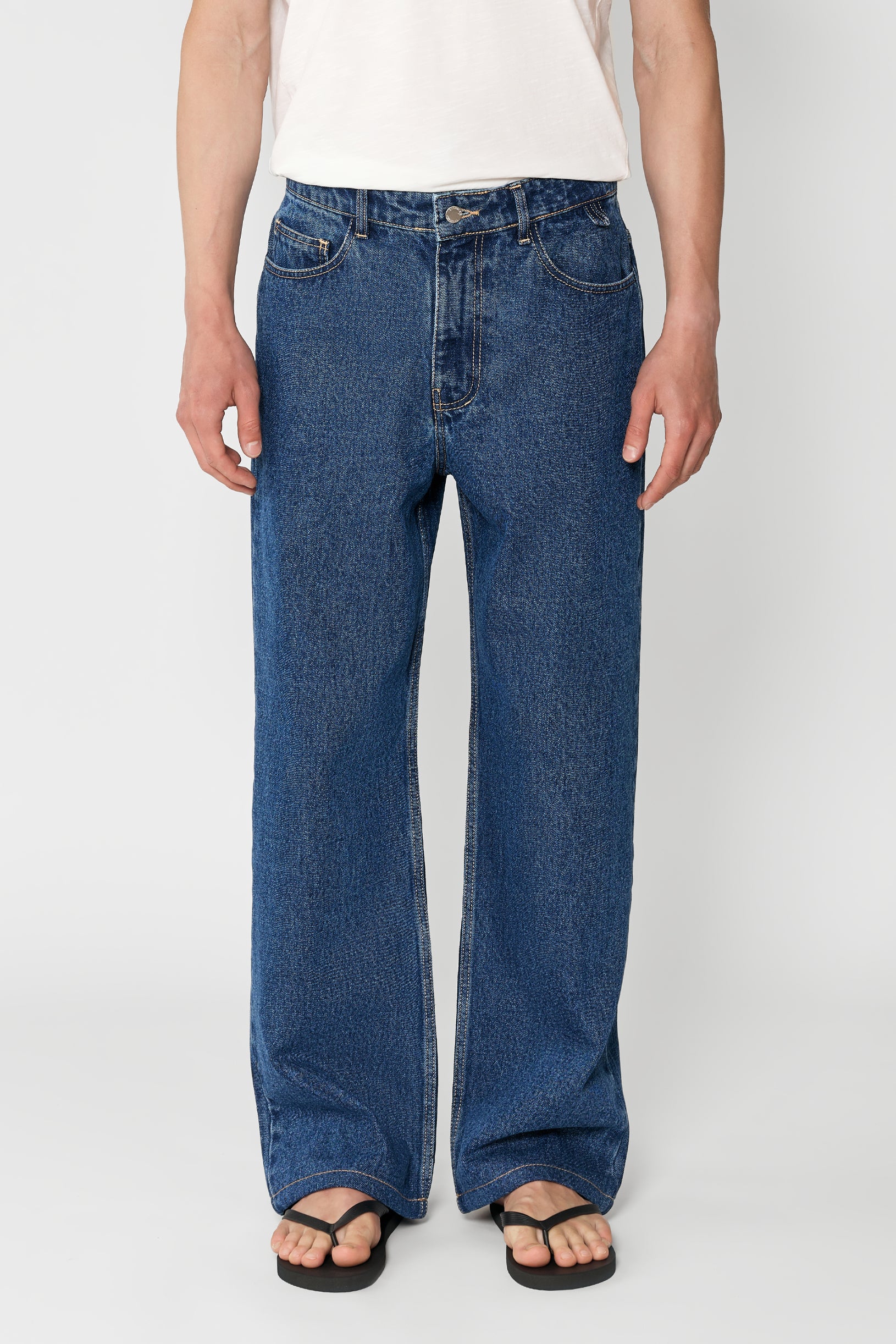 Straight Fit Jeans Blue